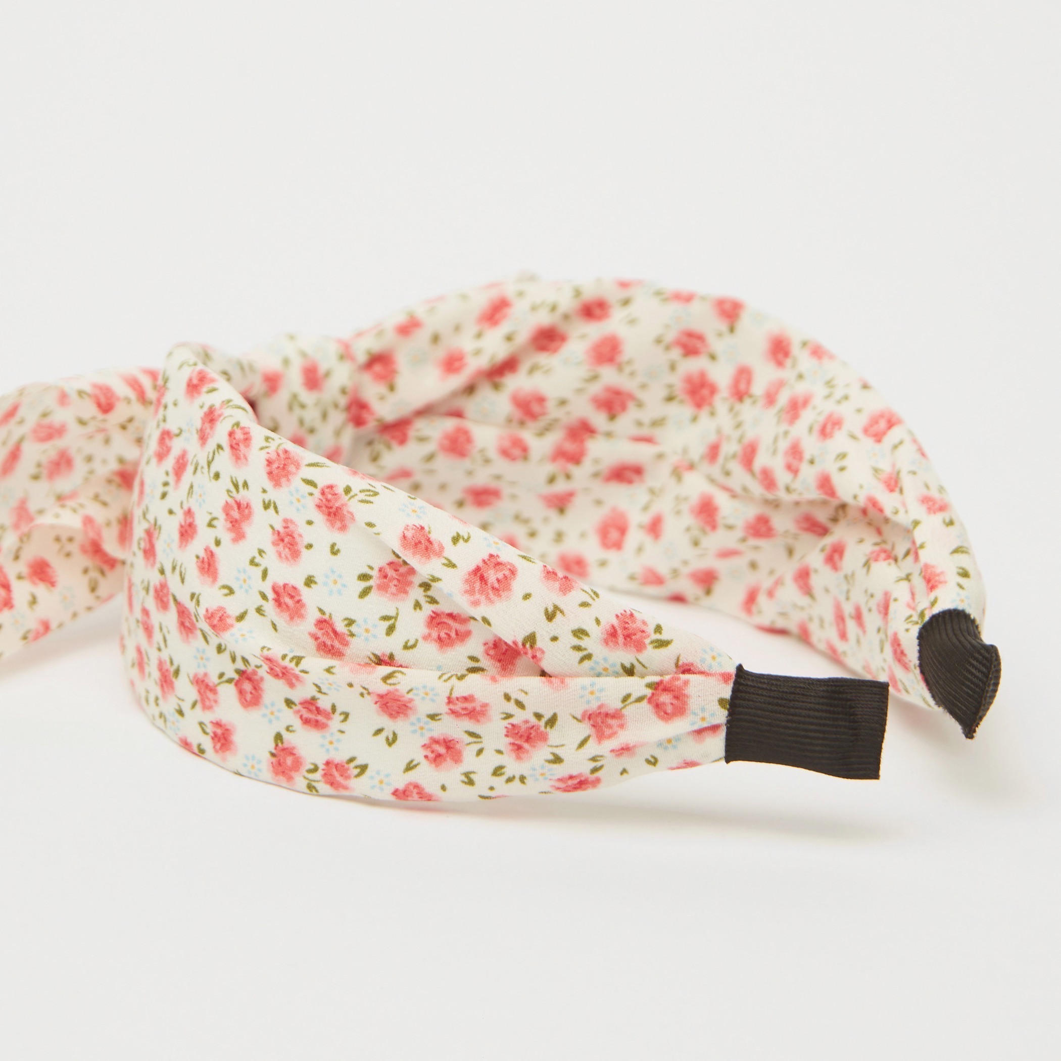 Gloo Floral Print Hairband with Bow Detail-women-hairaccessories-image-4