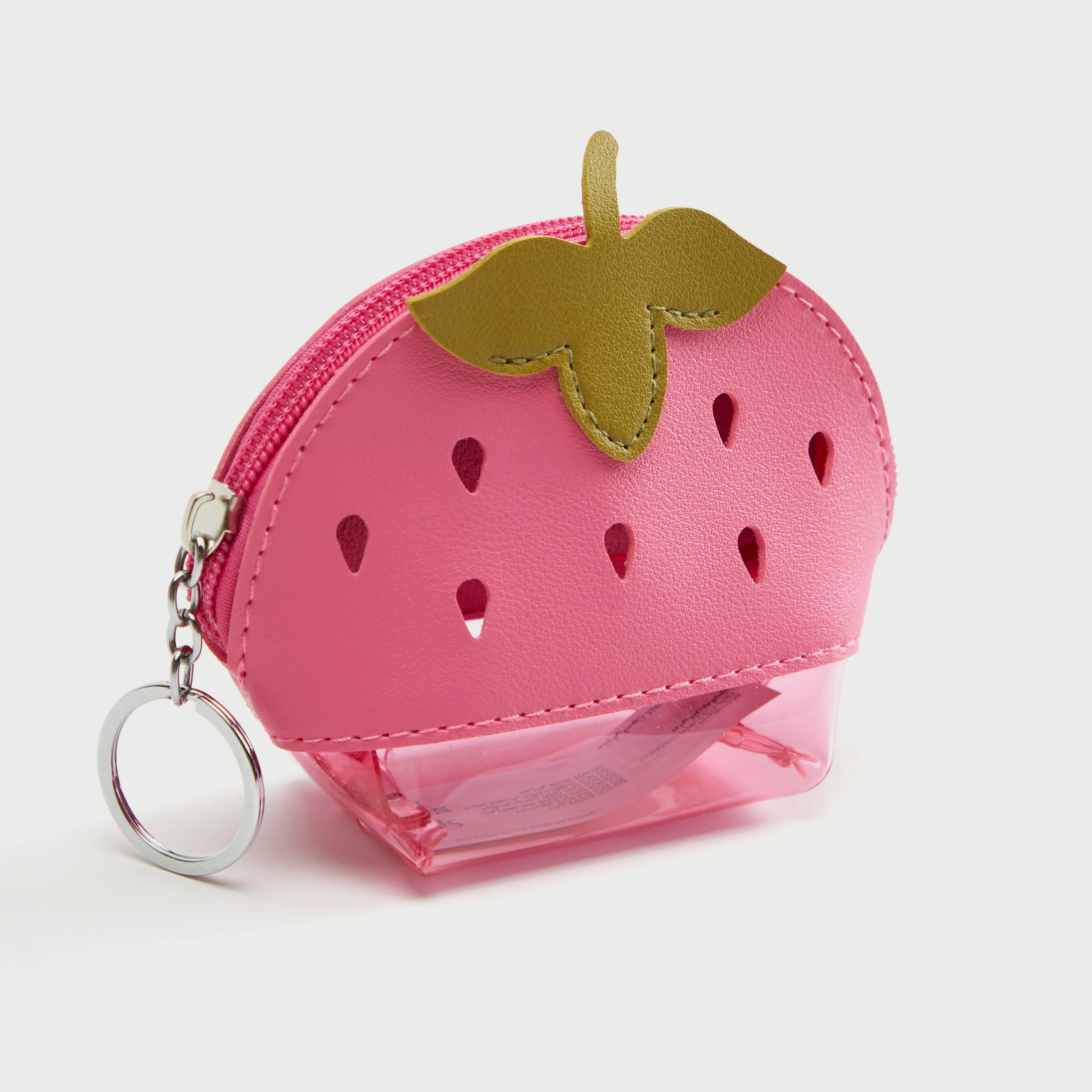 Gloo Strawberry Shaped Pouch with Zip Closure-women-bagsandwallets-handbags-image-2