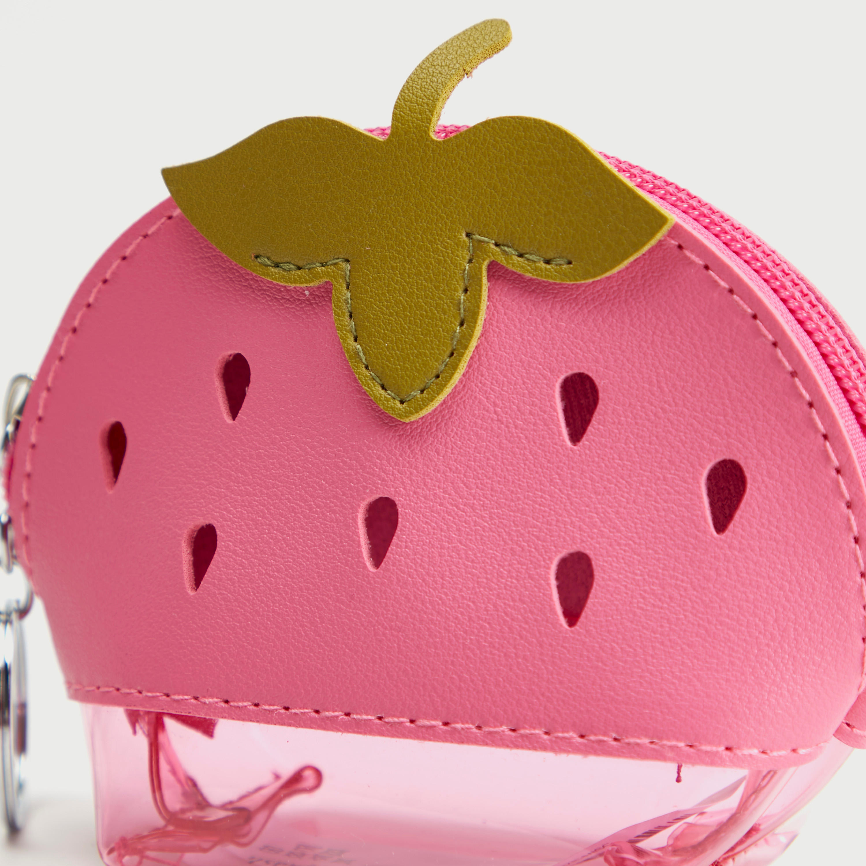 Gloo Strawberry Shaped Pouch with Zip Closure-women-bagsandwallets-handbags-image-3