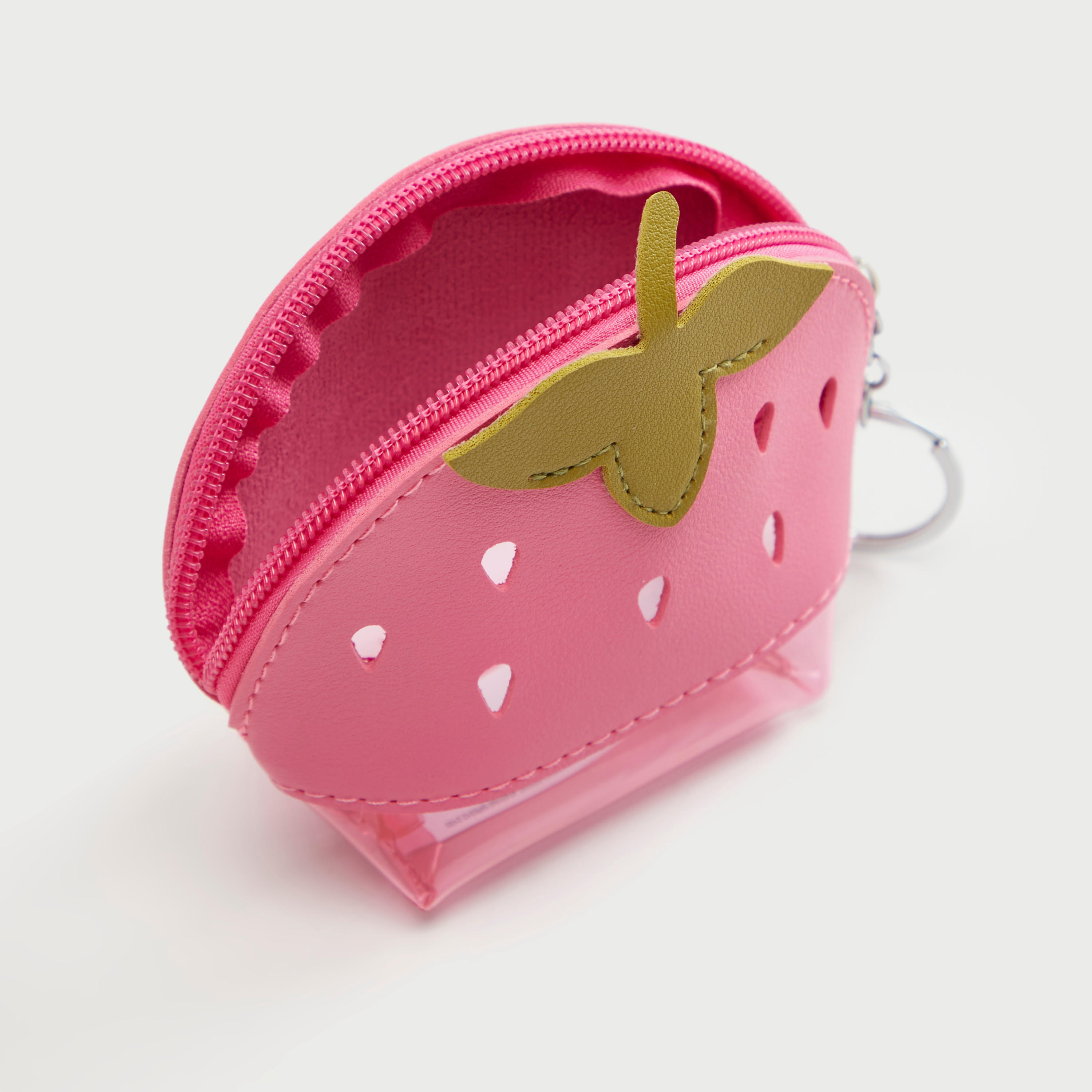 Gloo Strawberry Shaped Pouch with Zip Closure-women-bagsandwallets-handbags-image-4