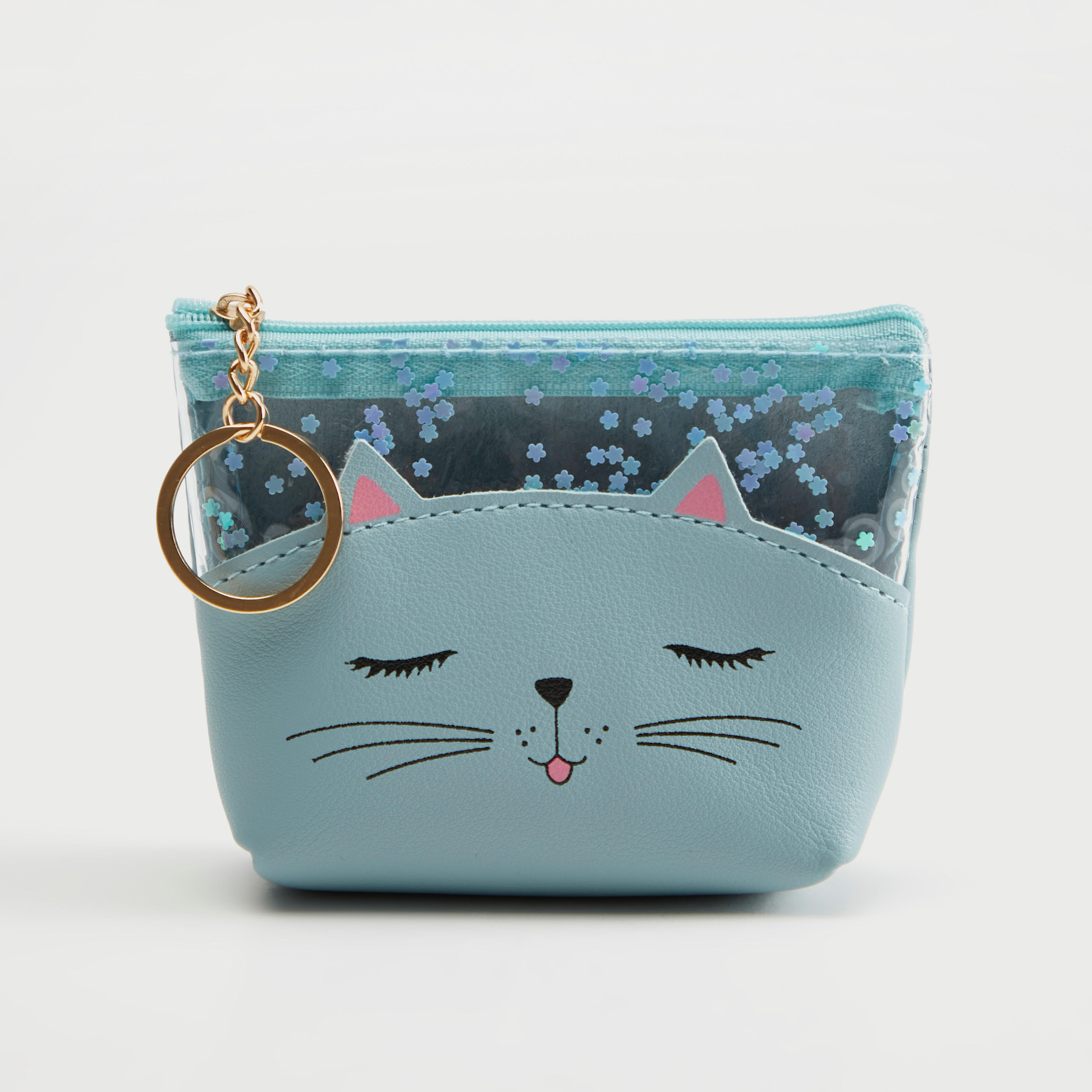 شنطة صغيرة بطبعات قطة وسحاب إغلاق من جلوو-women-bagsandwallets-handbags-image-1