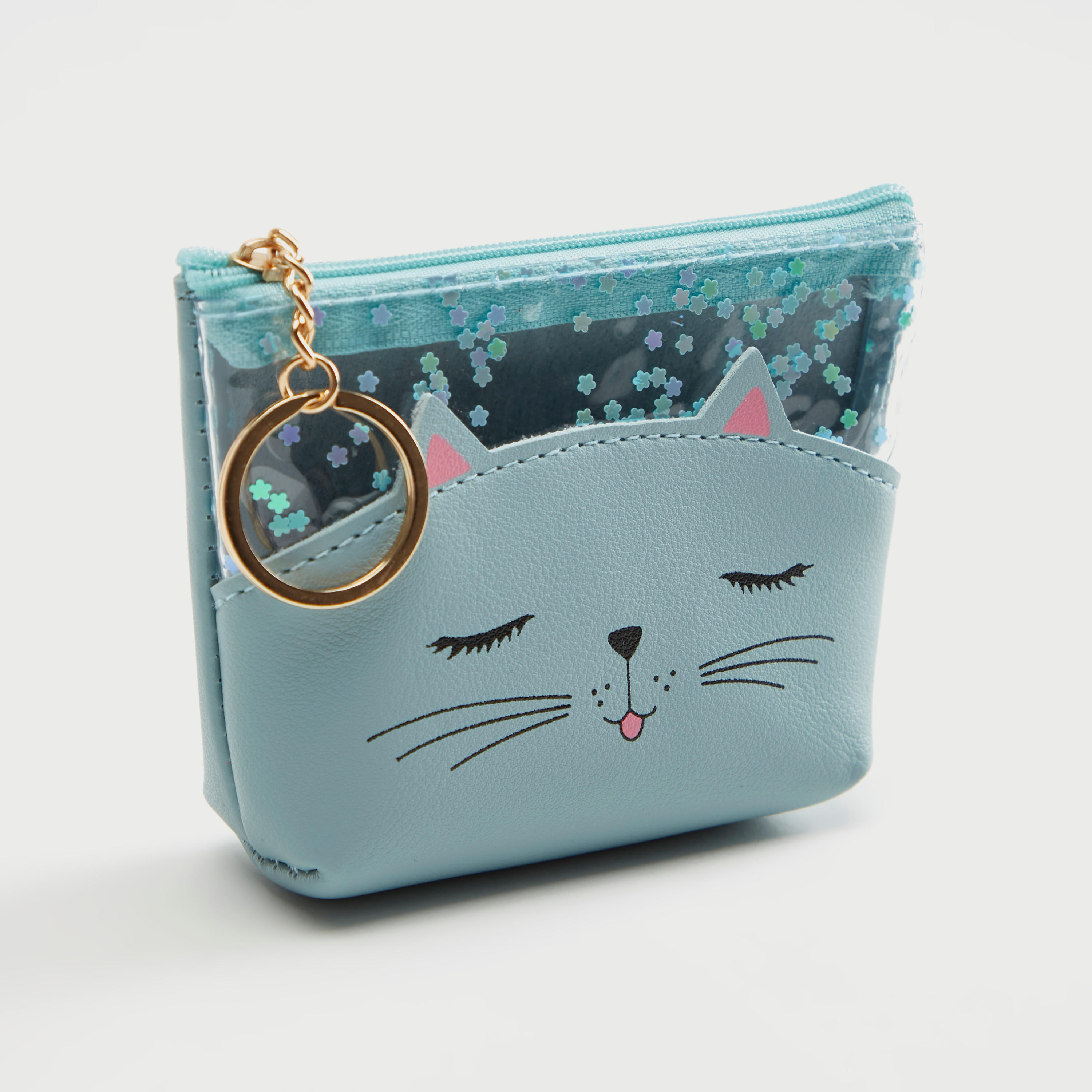 شنطة صغيرة بطبعات قطة وسحاب إغلاق من جلوو-women-bagsandwallets-handbags-image-2