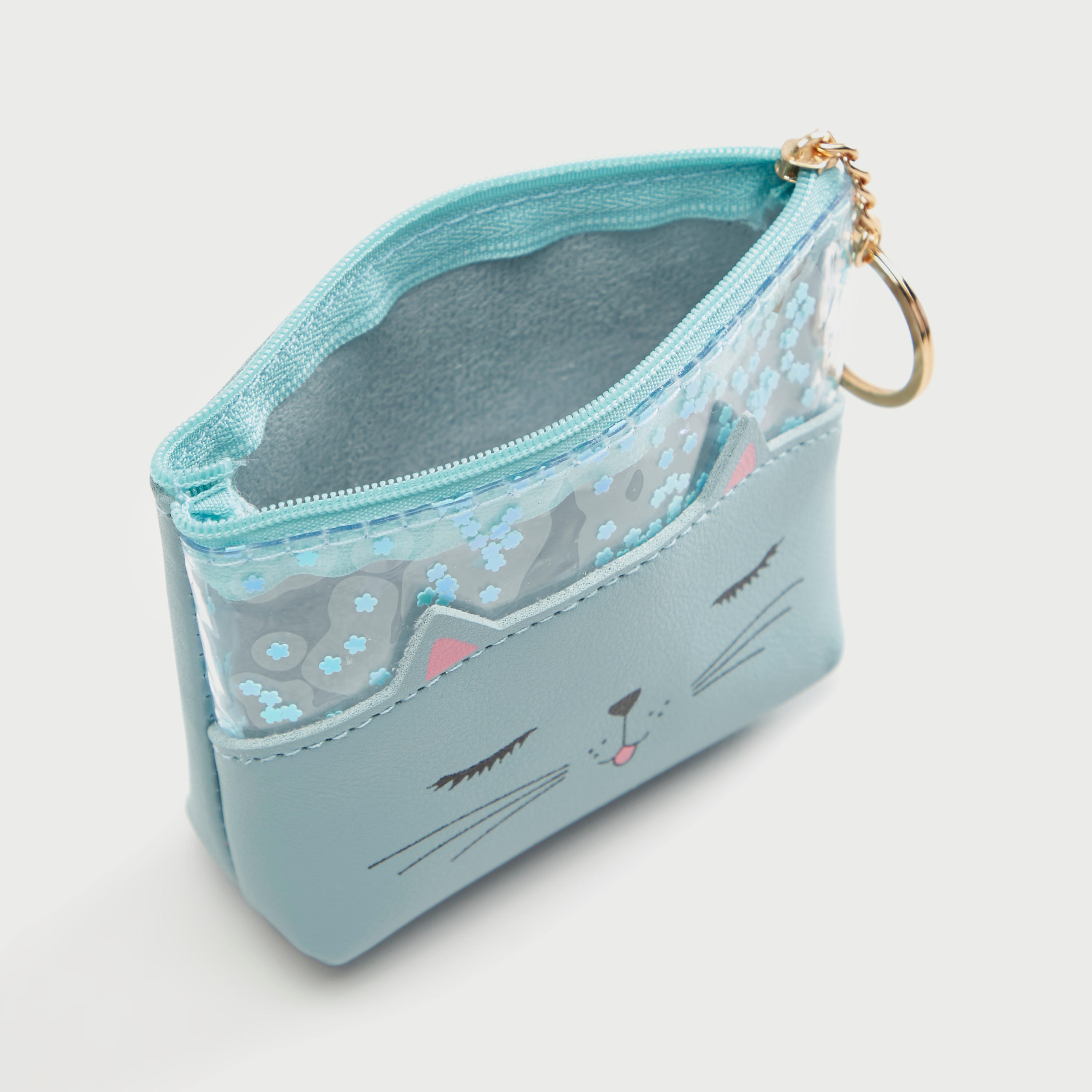 شنطة صغيرة بطبعات قطة وسحاب إغلاق من جلوو-women-bagsandwallets-handbags-image-4