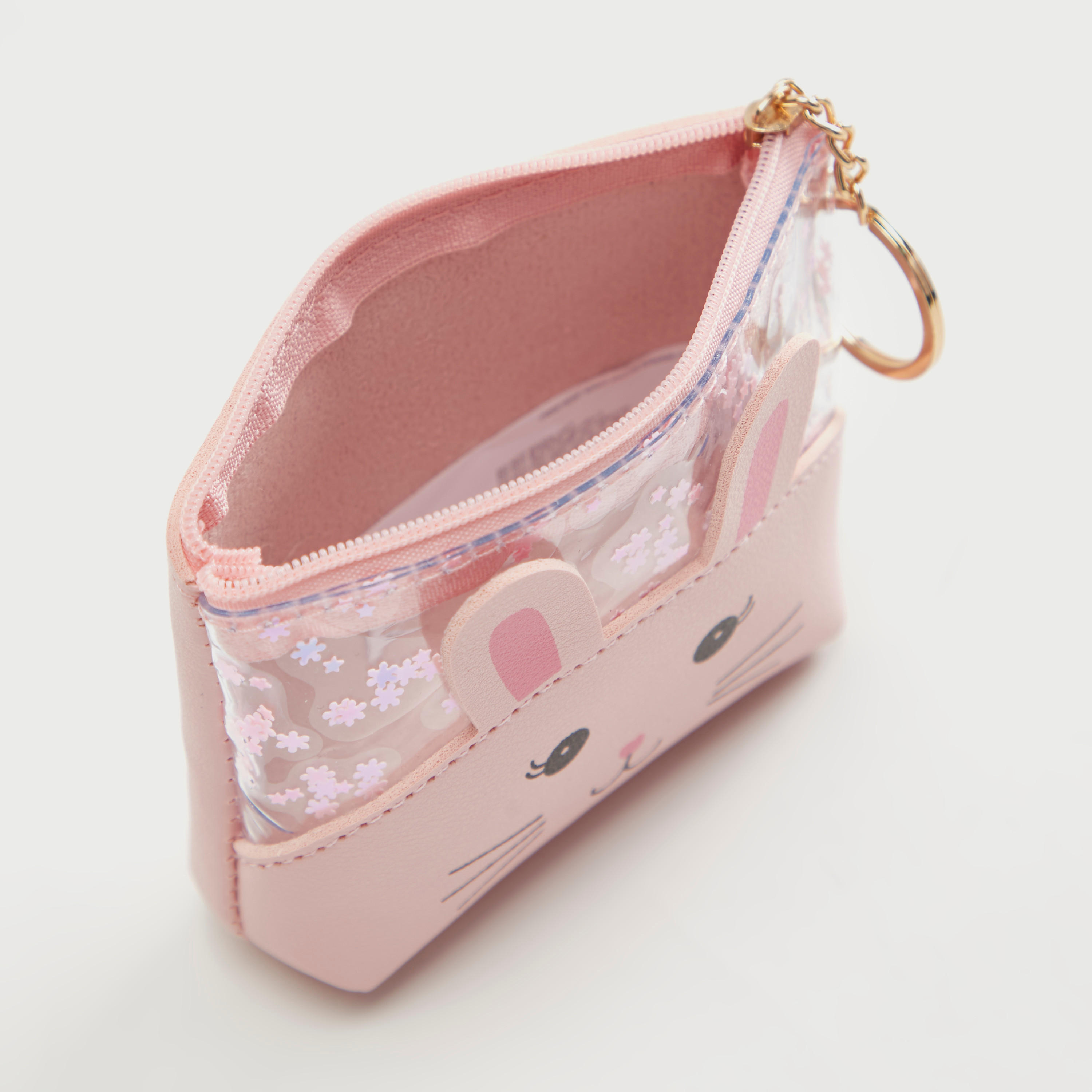 شنطة صغيرة بطبعات أرنب وسحاب إغلاق من جلوو-women-bagsandwallets-handbags-image-1