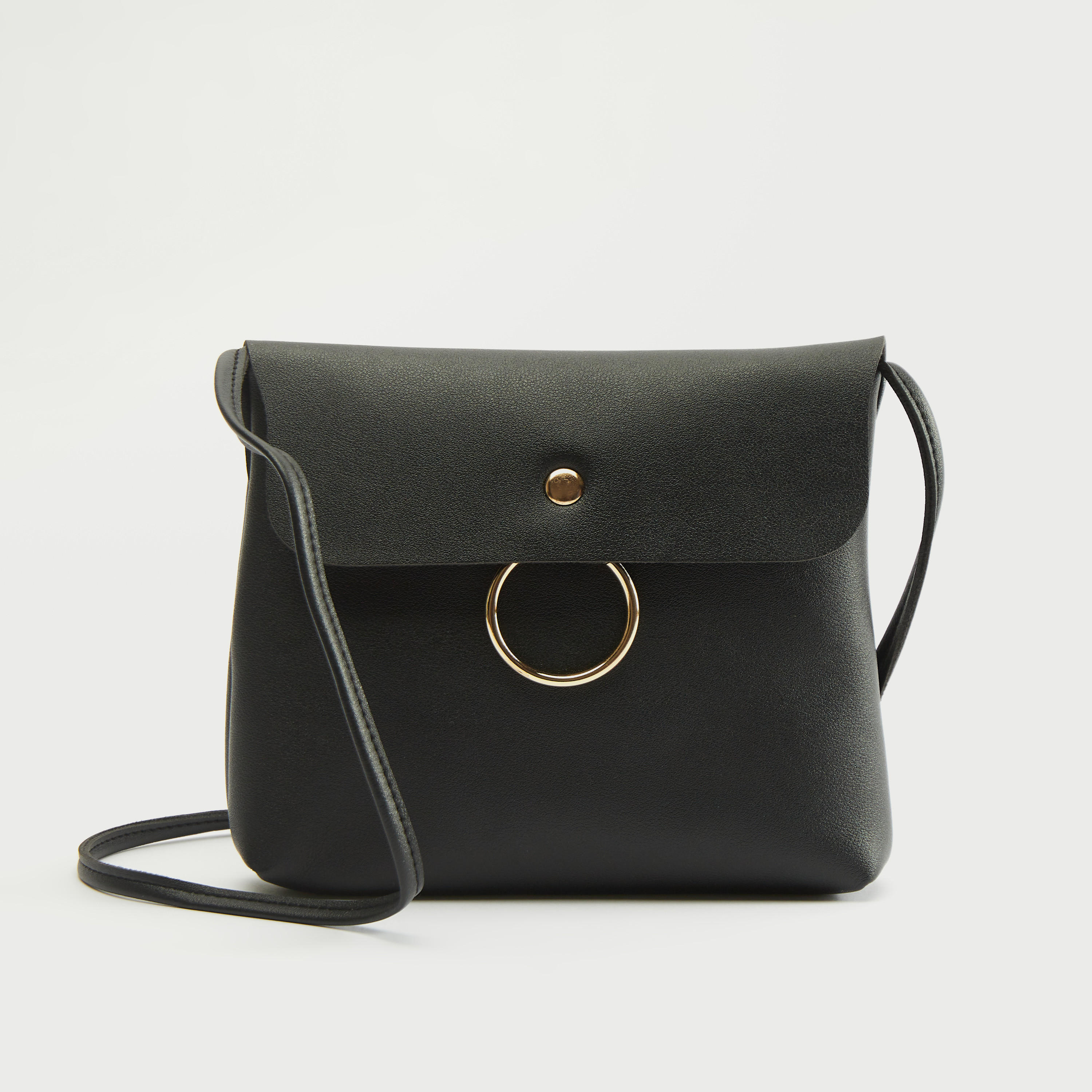 Gloo Solid Crossbody Bag with Flap Closure-women-bagsandwallets-handbags-image-4
