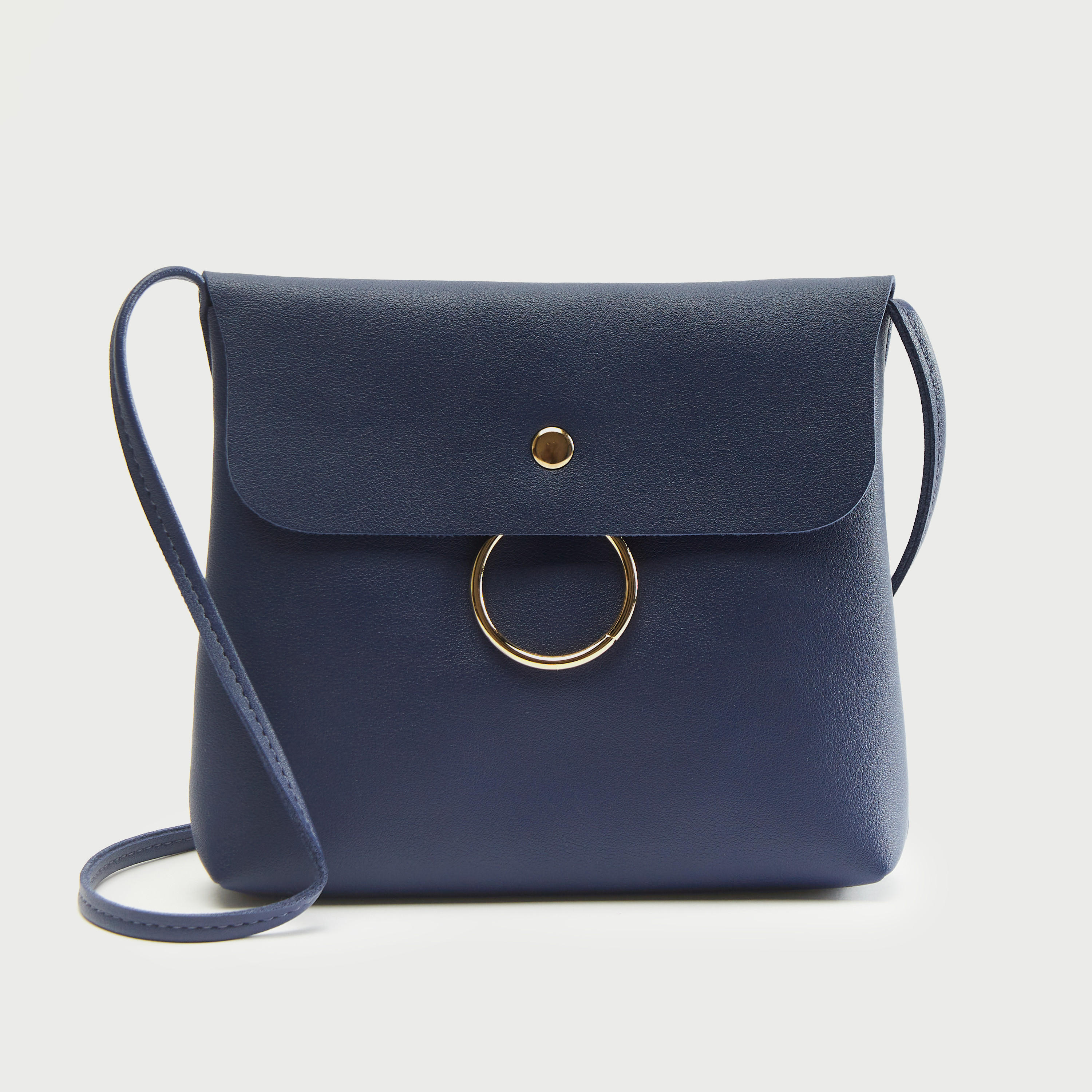 Gloo Solid Crossbody Bag with Flap Closure-women-bagsandwallets-handbags-image-1