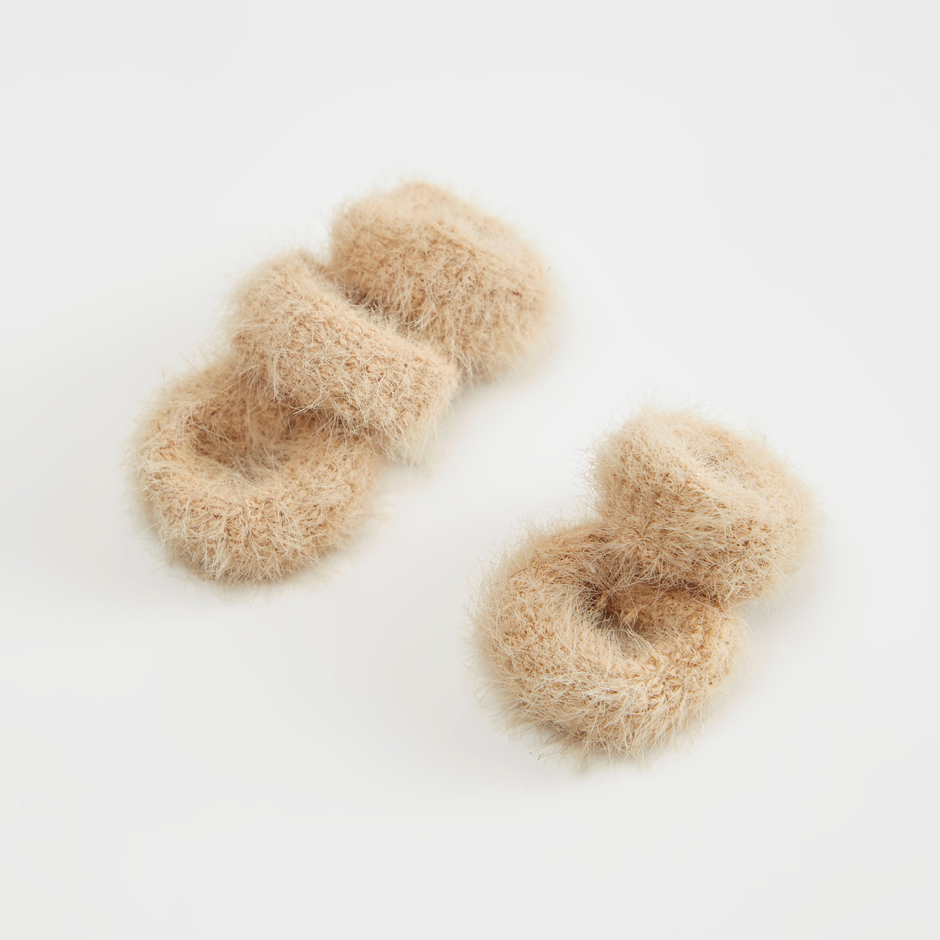 Set of 5 -  Gloo Plush Detail Hair Tie-women-hairaccessories-image-2