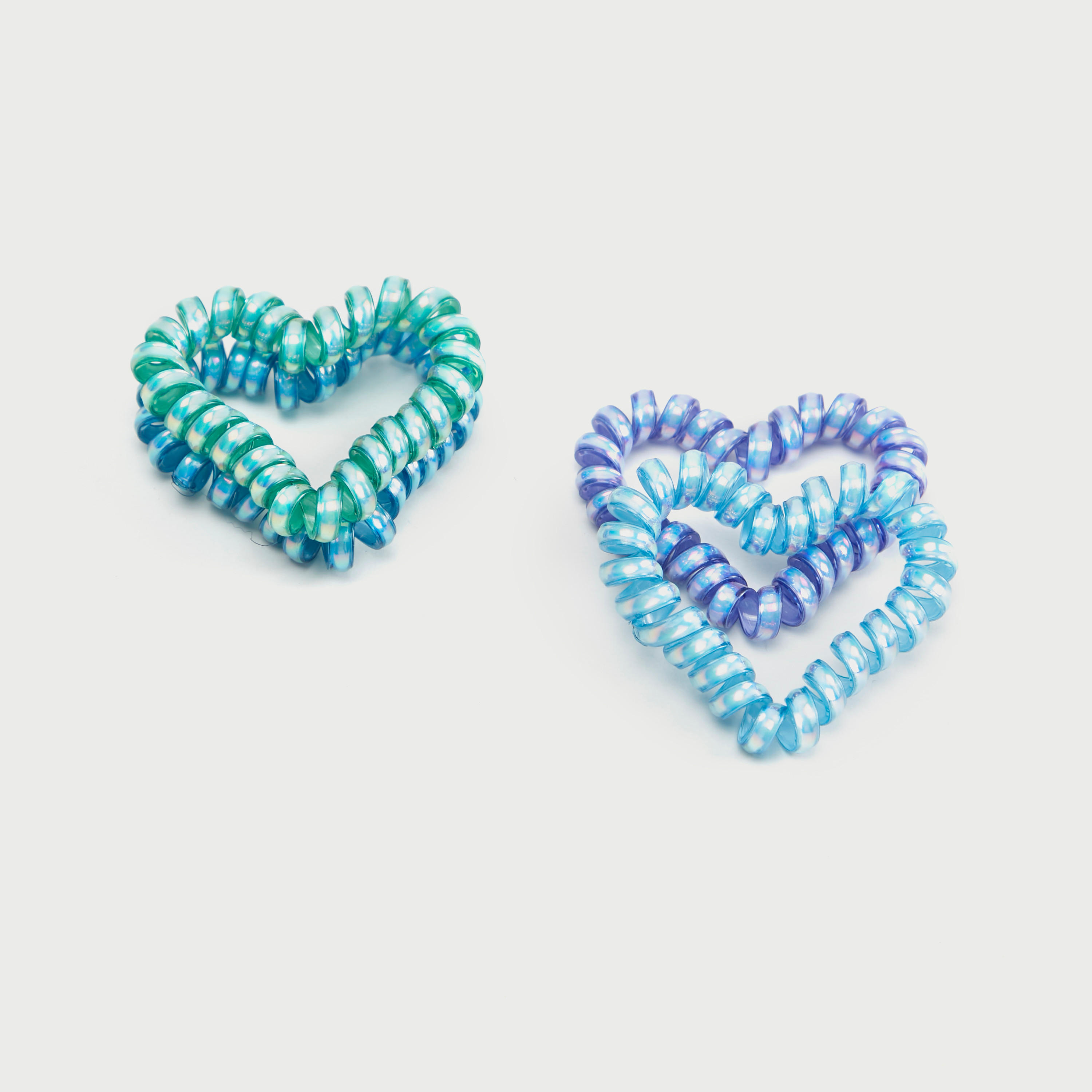 ربطة شعر حلزونية بشكل قلب من جلوو - طقم من 4-women-hairaccessories-scrunchies-image-2