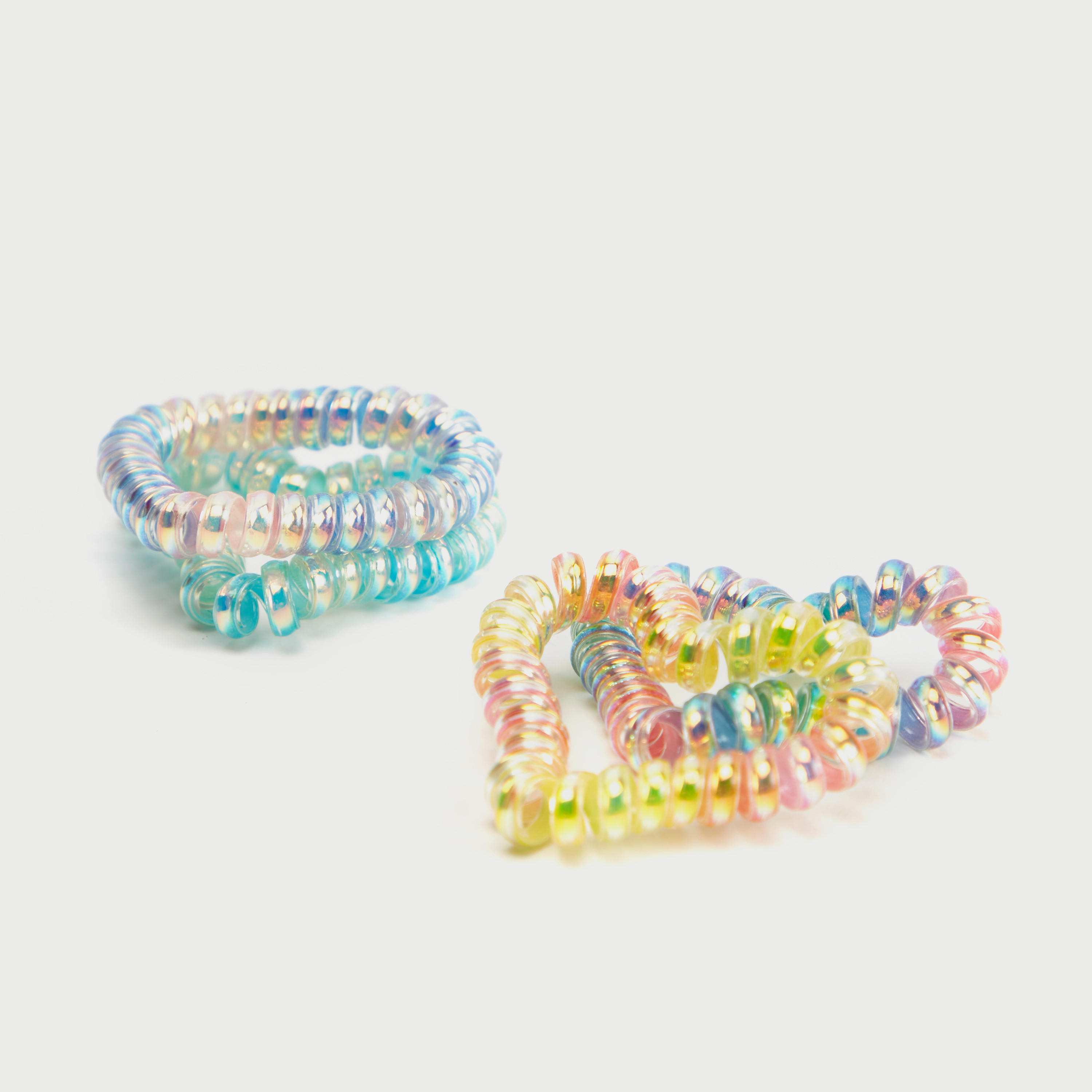 ربطة شعر حلزونية بشكل قلب من جلوو - طقم من 4-women-hairaccessories-image-2