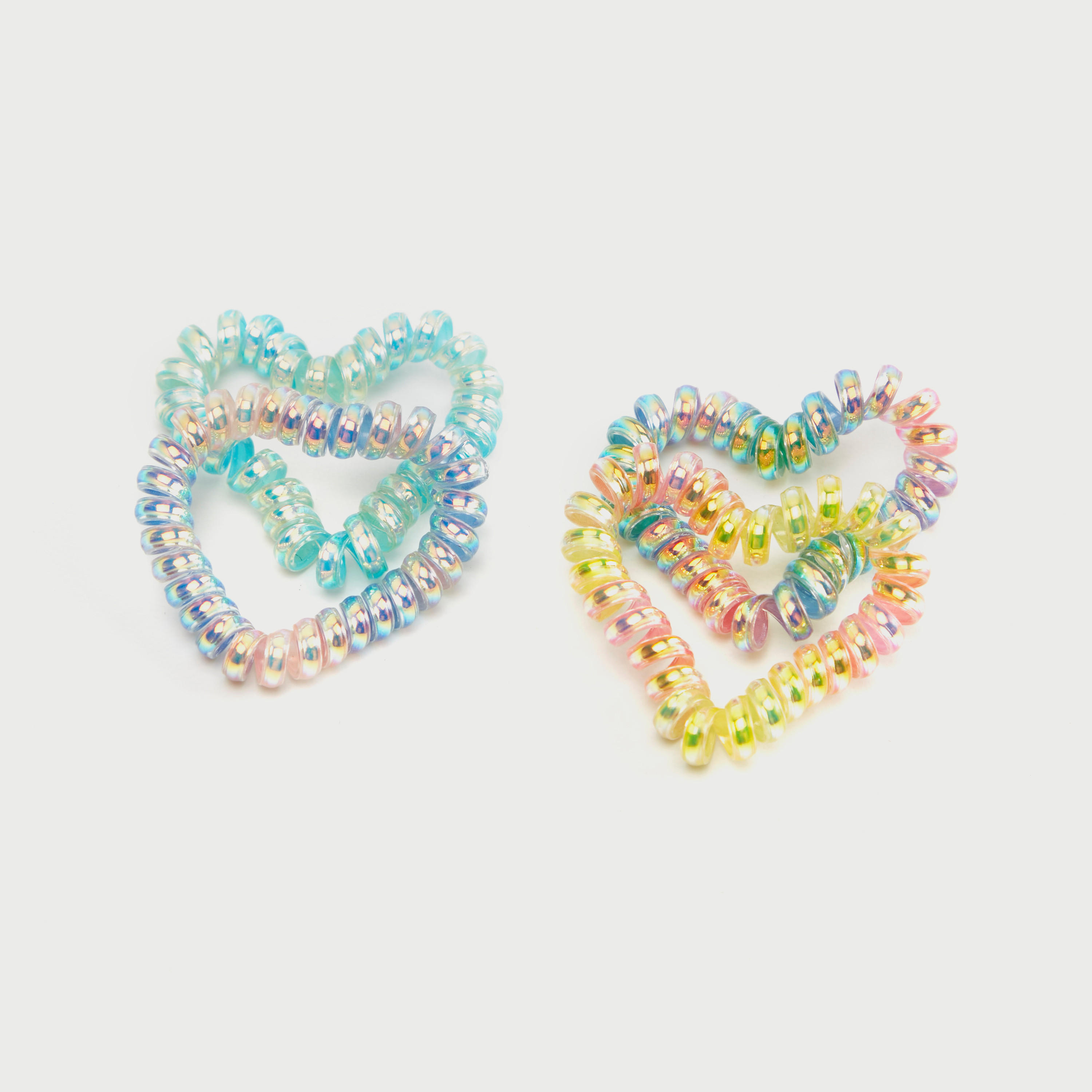 ربطة شعر حلزونية بشكل قلب من جلوو - طقم من 4-women-hairaccessories-image-3