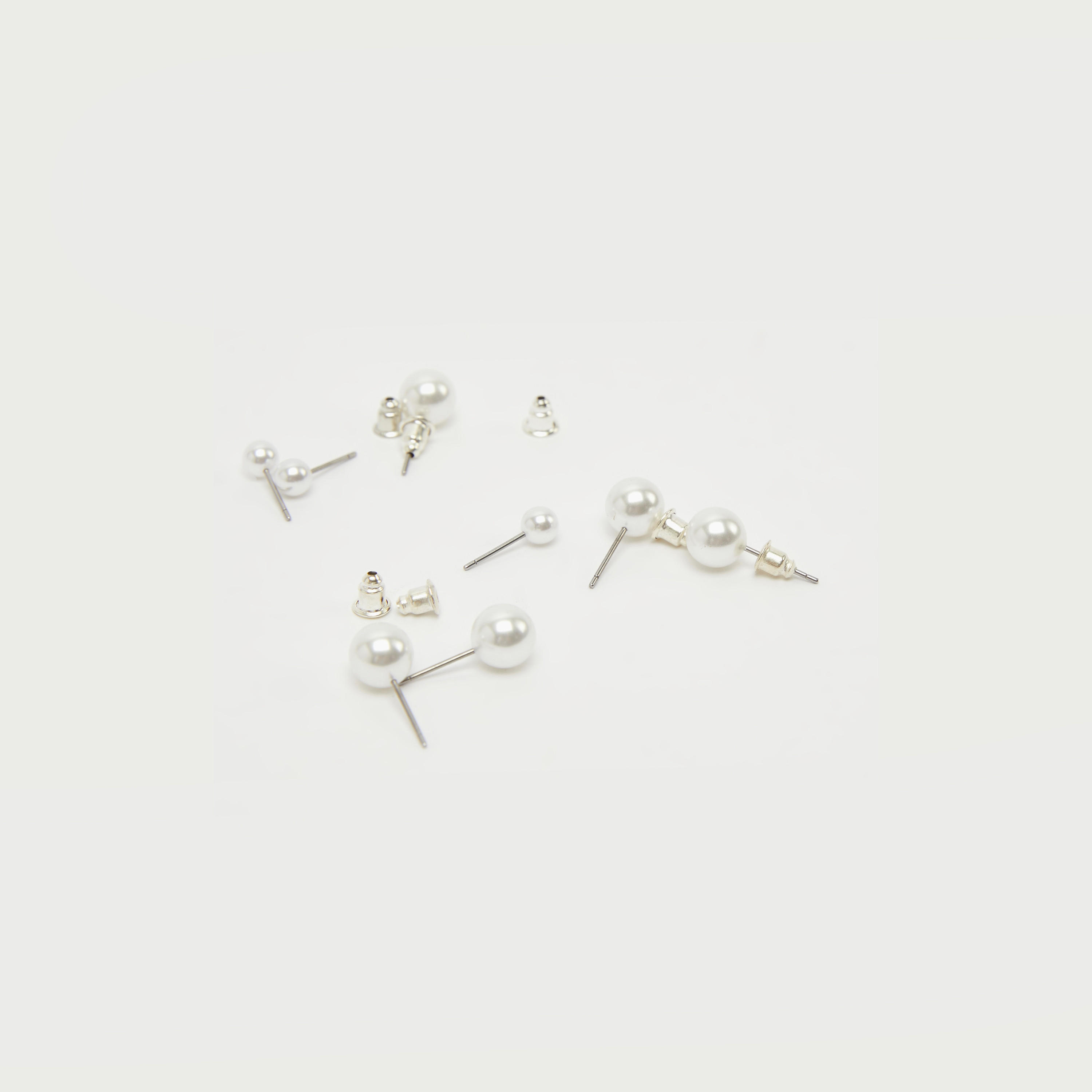 طقم حلقان مرصّعة مزيّن باللؤلؤ من جلو - طقم من 9-women-watchesandjewellery-jewellery-earrings-image-4