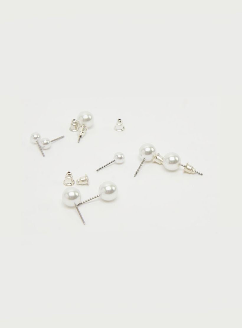 طقم حلقان مرصّعة مزيّن باللؤلؤ من جلو - طقم من 9-women-watchesandjewellery-jewellery-earrings-image-4