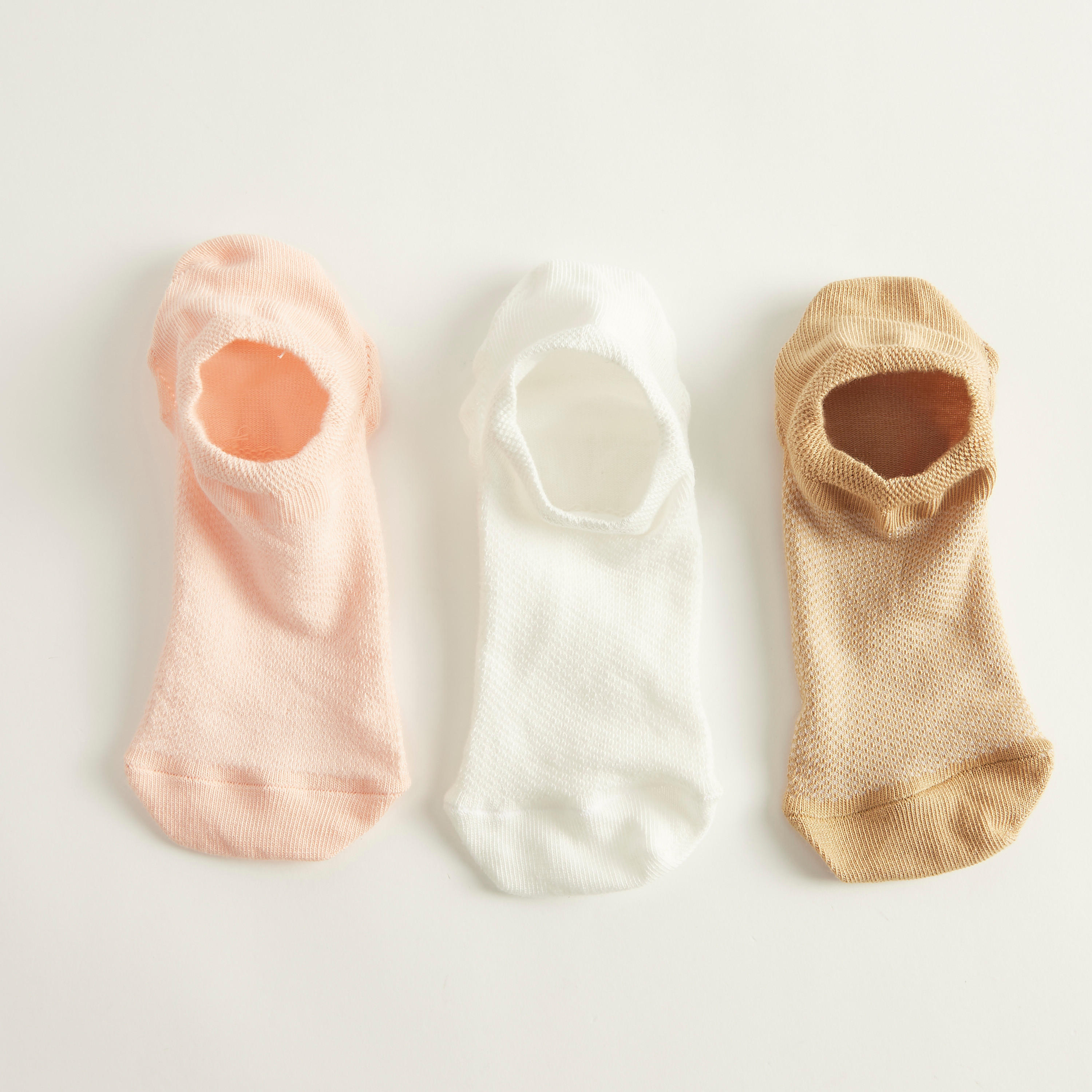 جوارب شفّافة سادة - طقم من 3 قطع-women-socksandstockings-image-1