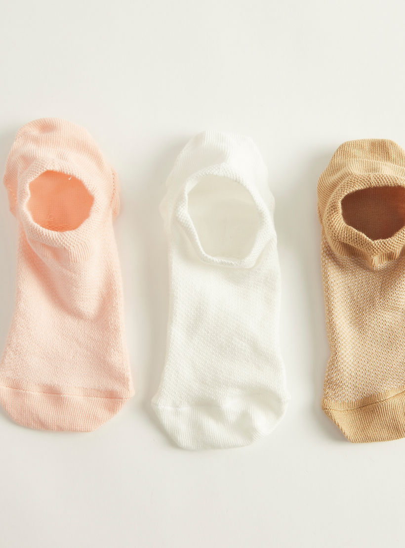 جوارب شفّافة سادة - طقم من 3 قطع-women-socksandstockings-image-1