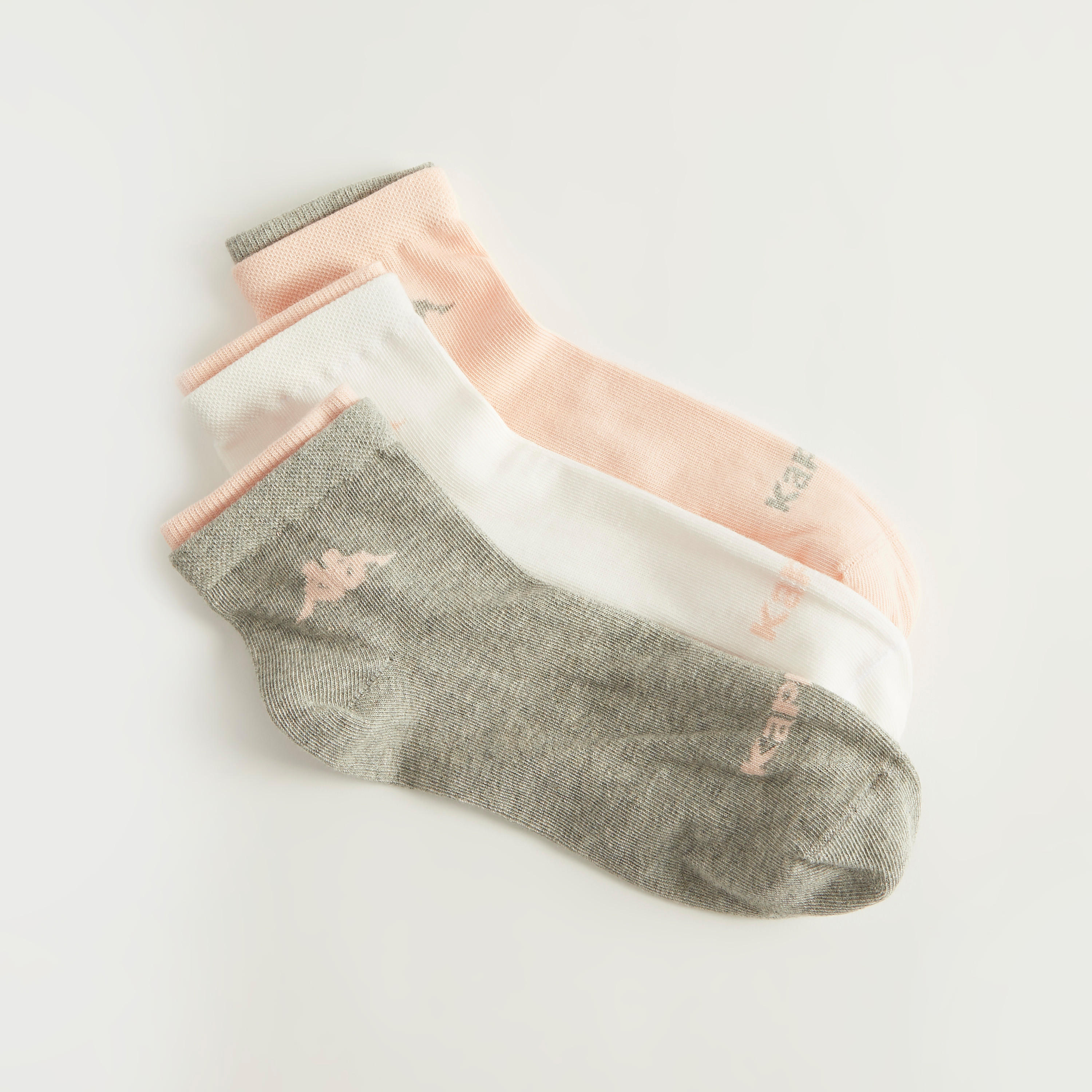 جوارب بطبعات بطول أعلى الكاحل من كابا - طقم من 3 أزواج-women-socksandstockings-image-2