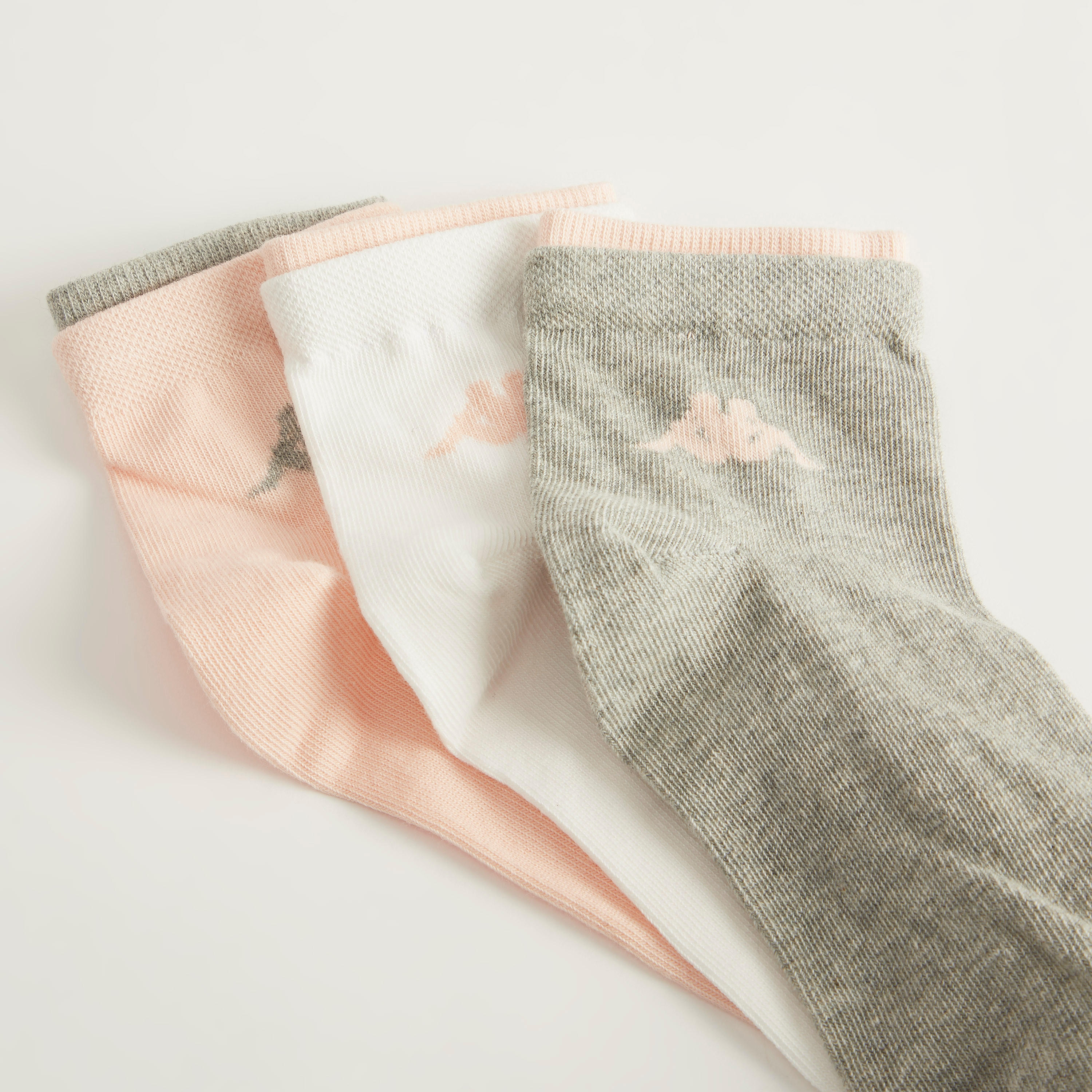 جوارب بطبعات بطول أعلى الكاحل من كابا - طقم من 3 أزواج-women-socksandstockings-image-3