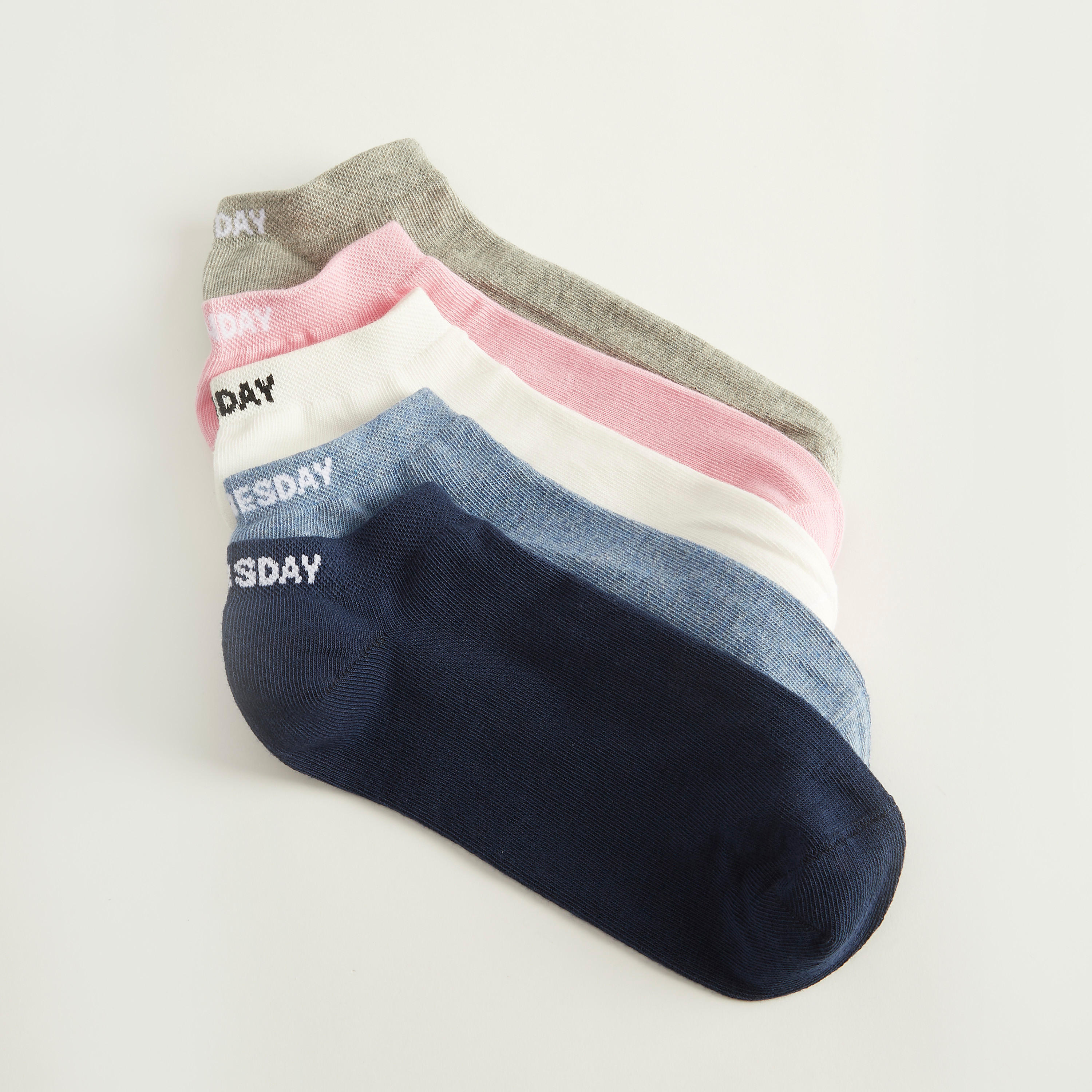 Set of 5 - Weekday Ankle Length Socks-women-socksandstockings-image-2