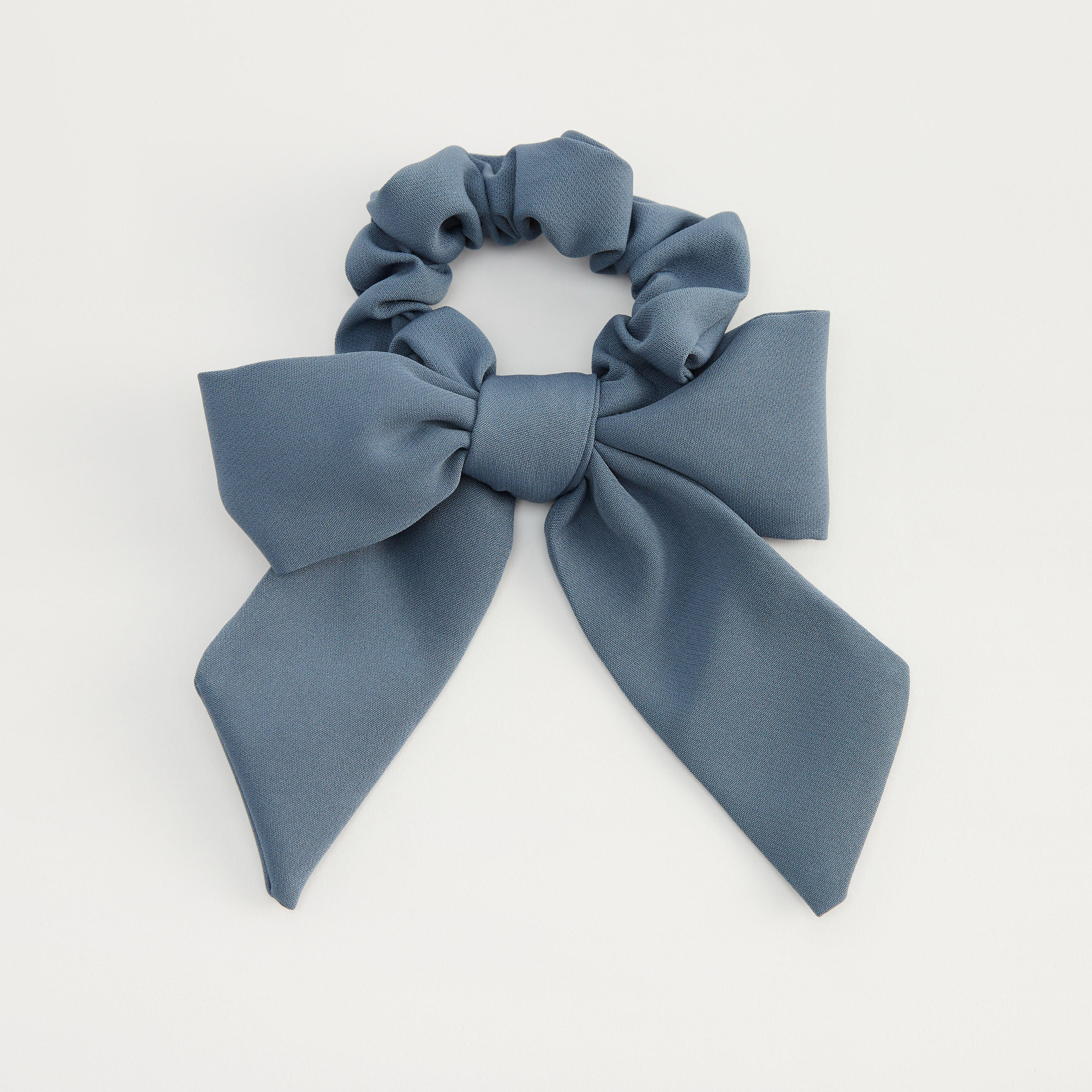 Solid Scrunchie with Bow Detail-women-hairaccessories-image-1
