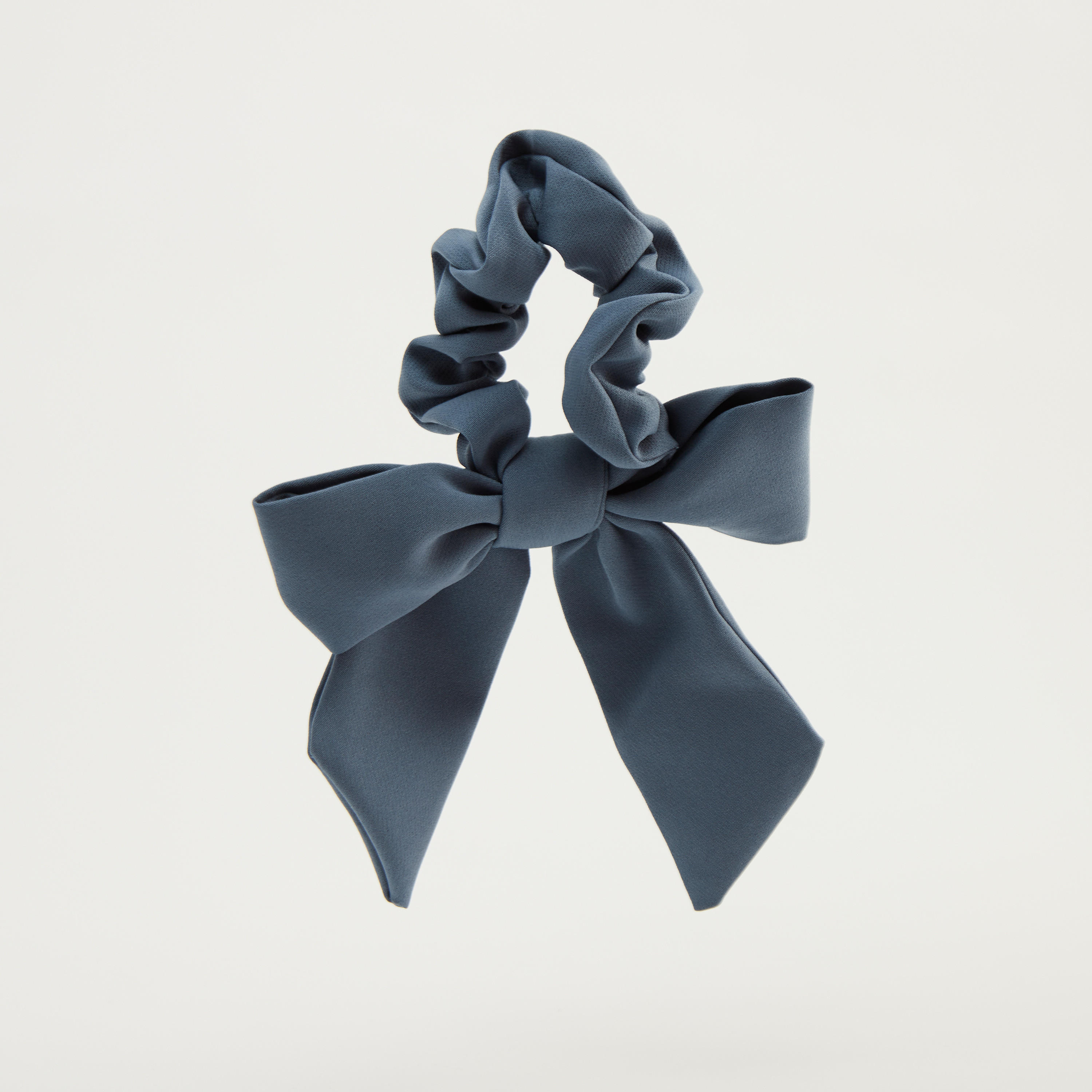 Solid Scrunchie with Bow Detail-women-hairaccessories-image-3