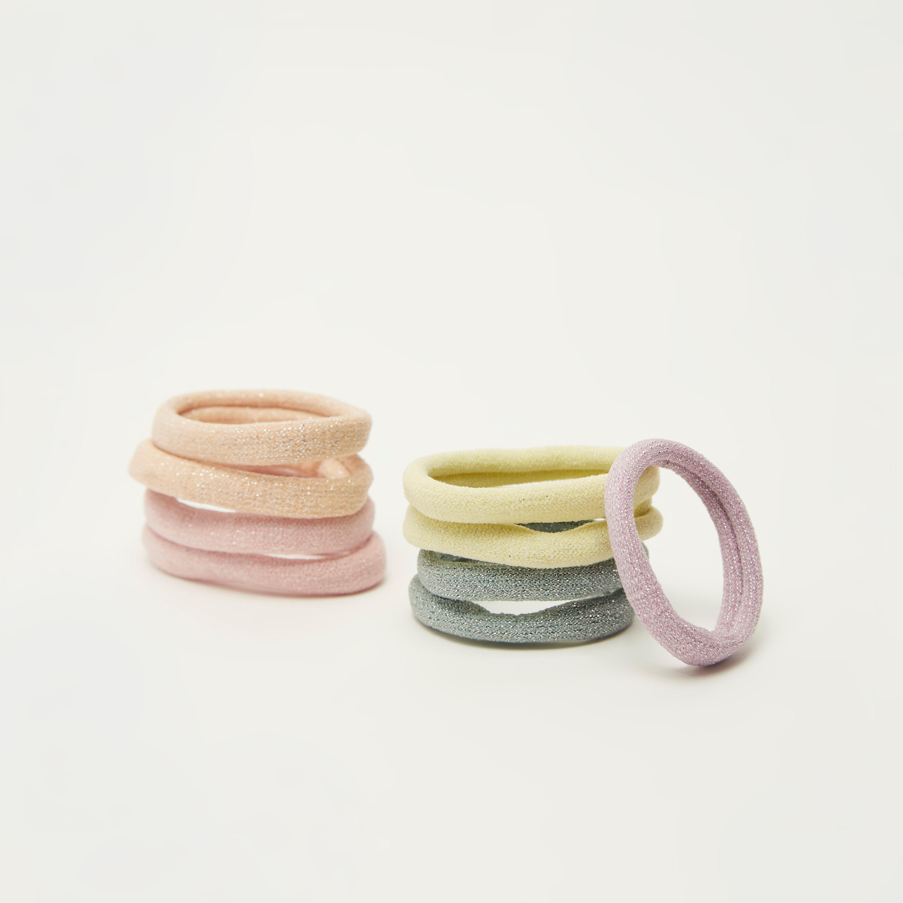 Set of 9 - Elasticated Hair Tie-women-hairaccessories-image-1