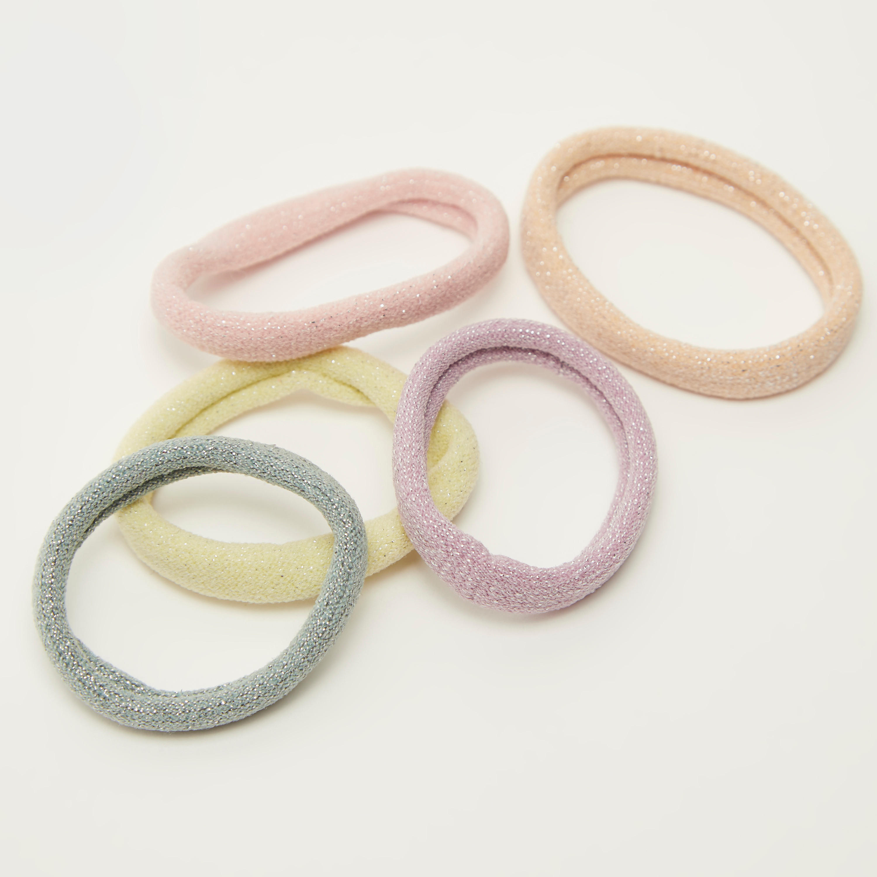Set of 9 - Elasticated Hair Tie-women-hairaccessories-image-3