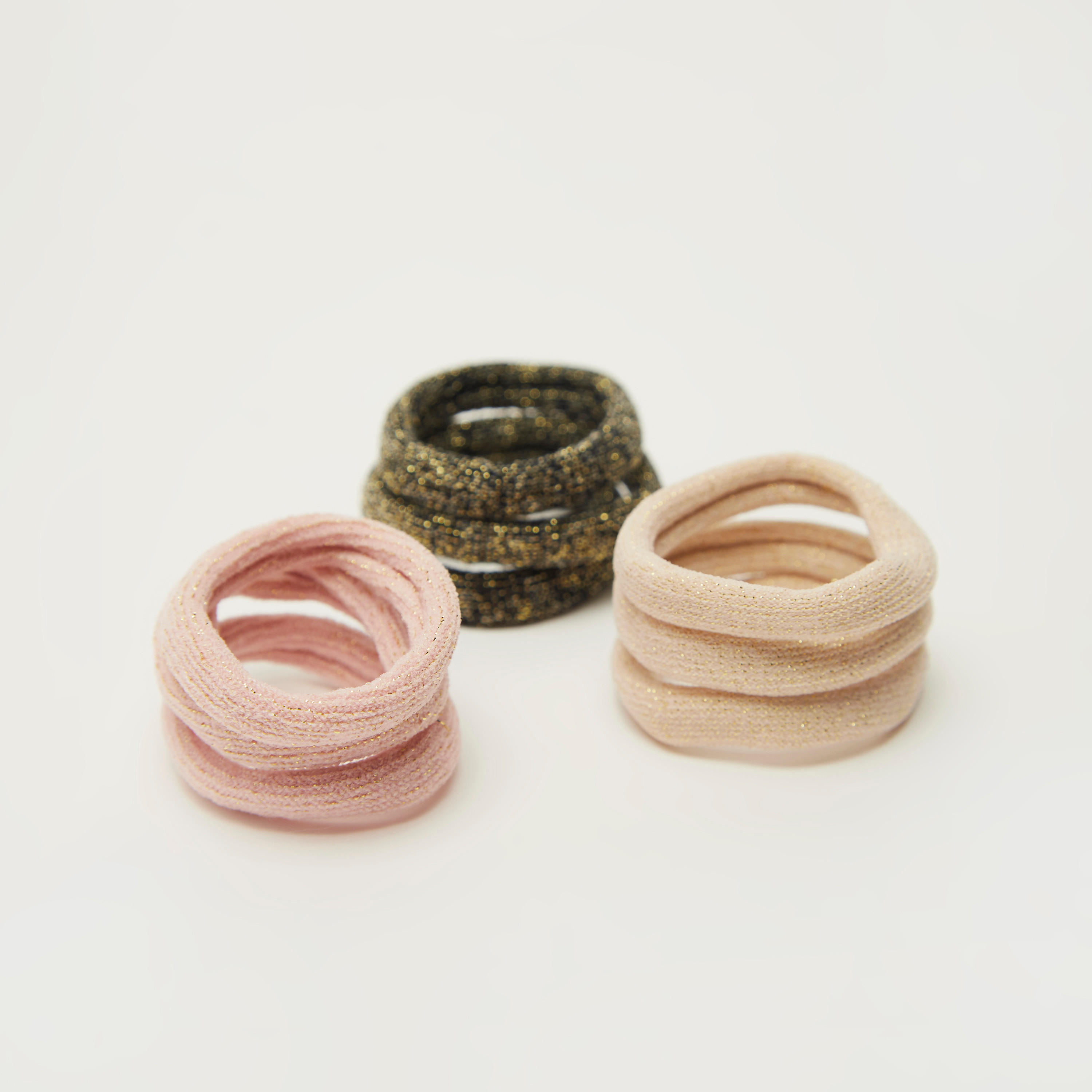 ربطات شعر مطاطية - طقم من 9 قطع-women-hairaccessories-image-1