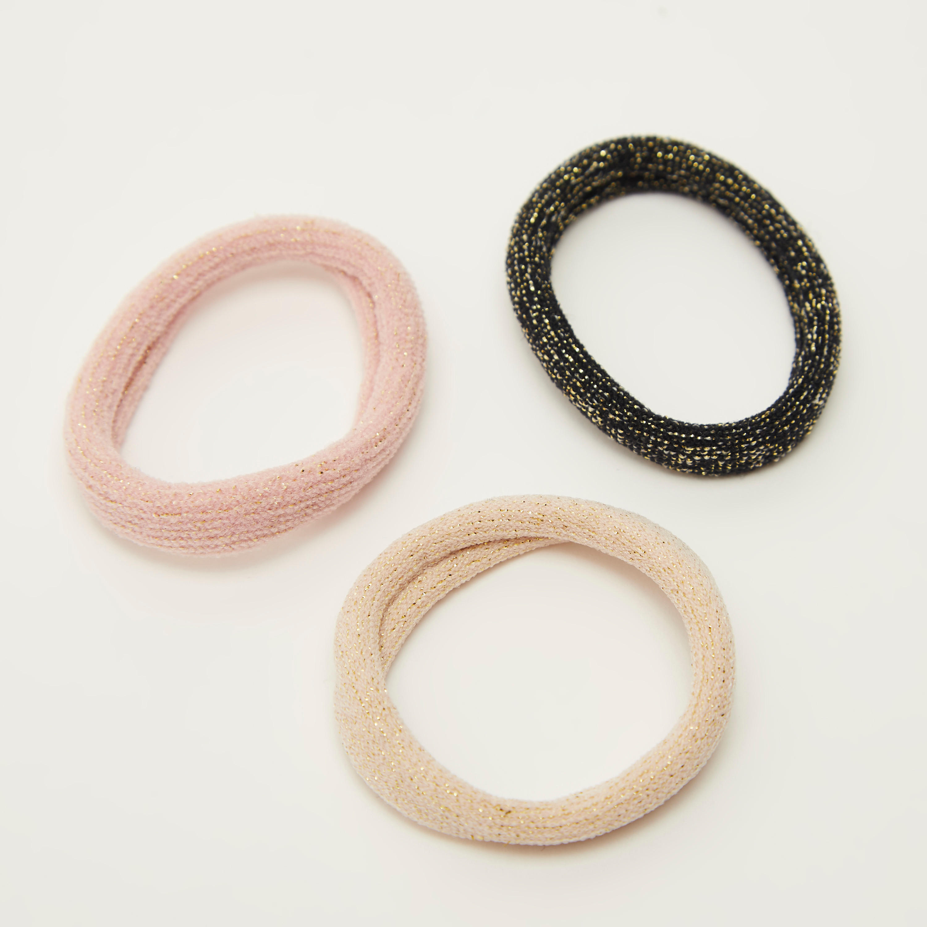 ربطات شعر مطاطية - طقم من 9 قطع-women-hairaccessories-image-3