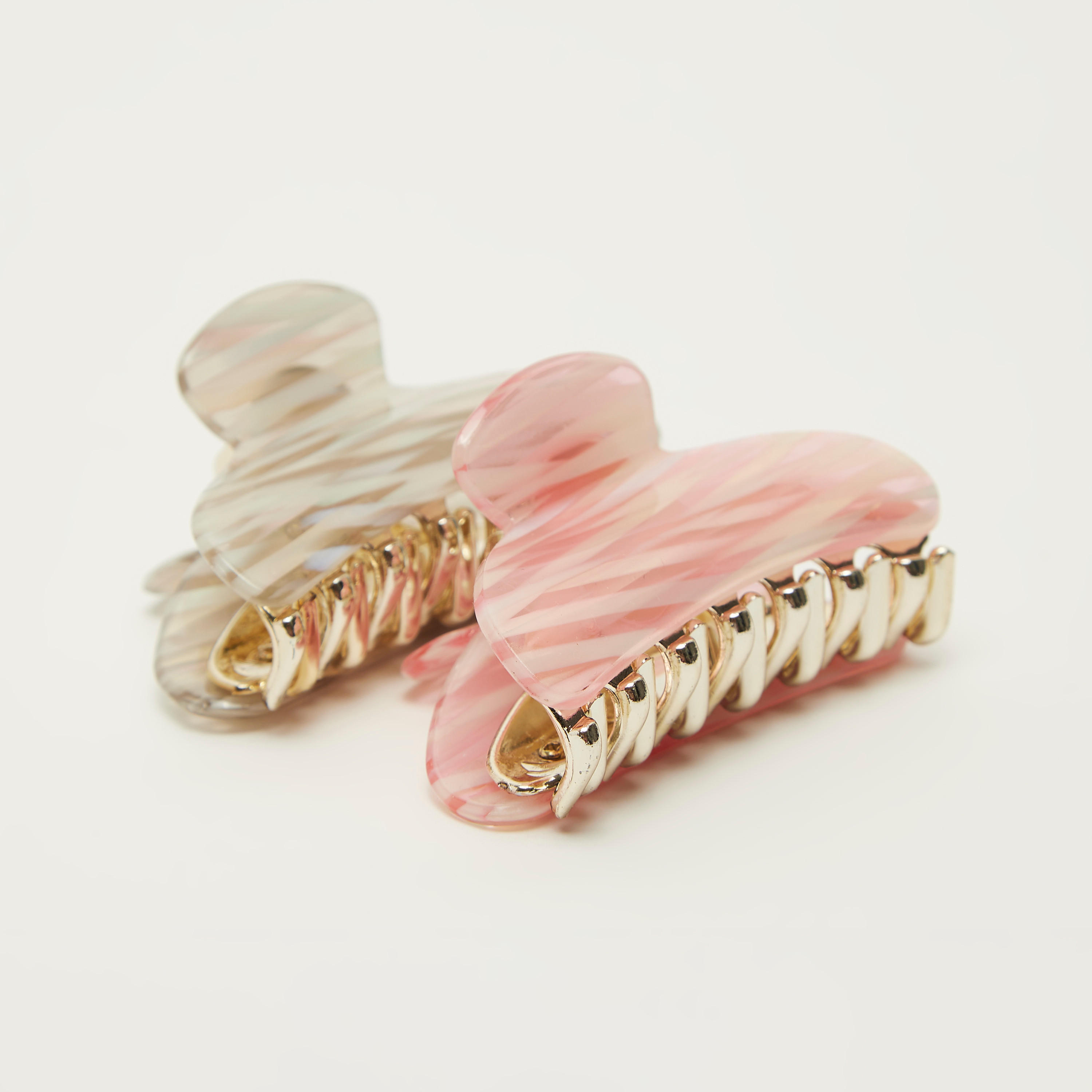 Set of 2 - Patterned Hair Clip-women-hairaccessories-image-3
