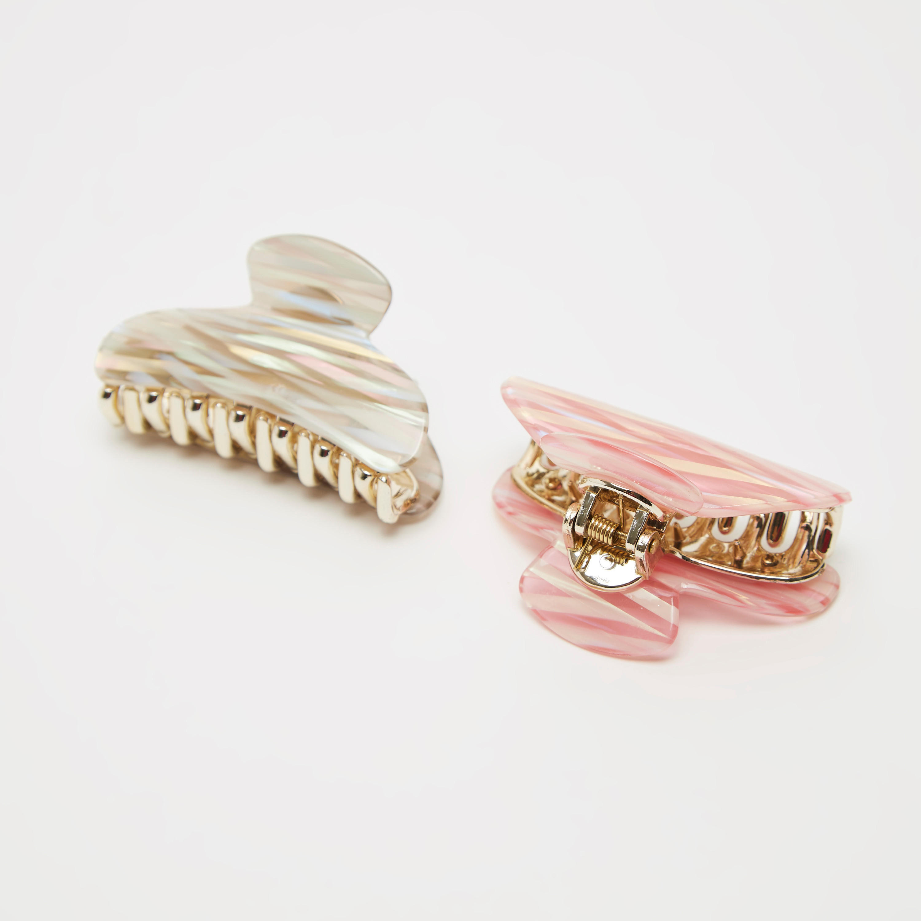Set of 2 - Patterned Hair Clip-women-hairaccessories-image-4