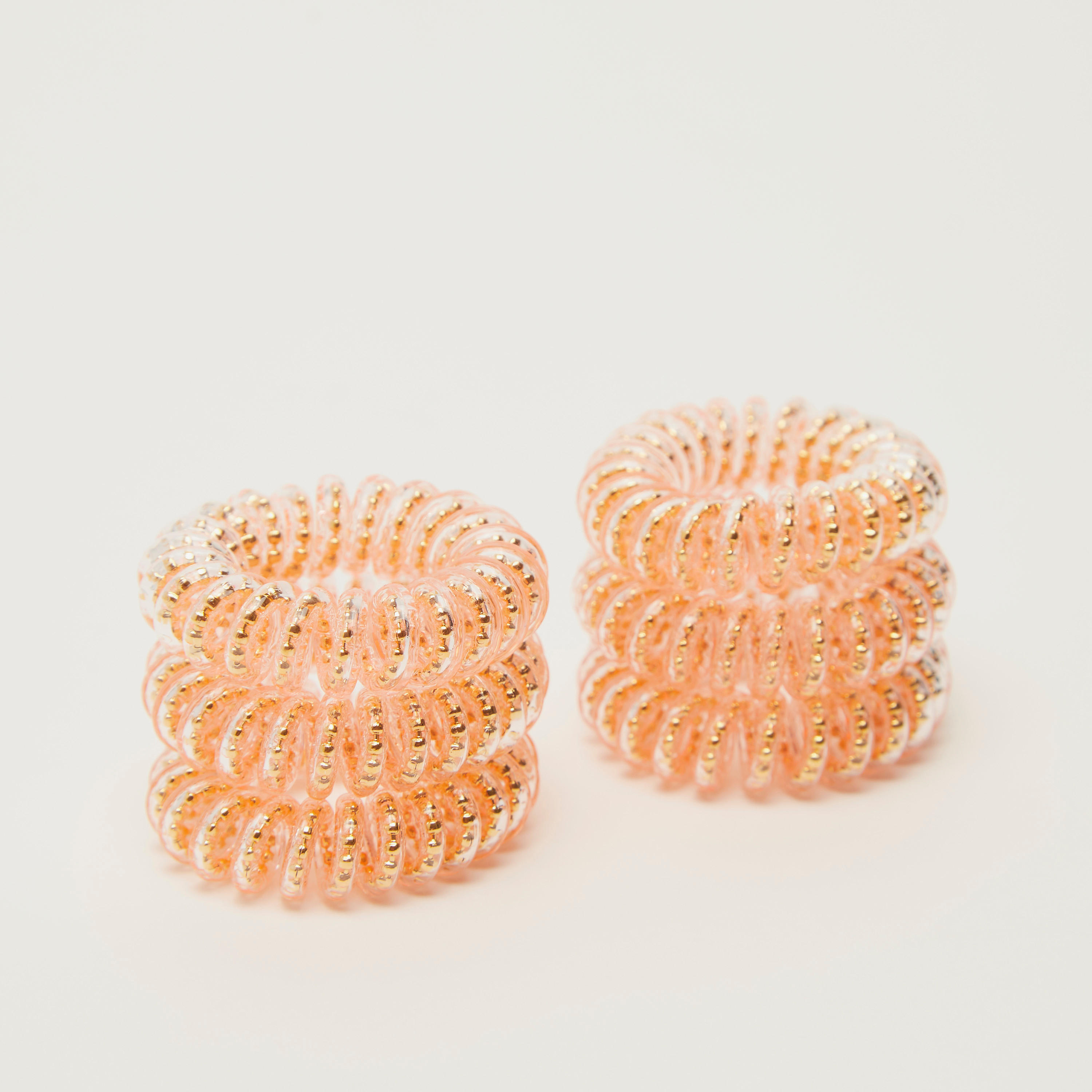 ربطات شعر لولبية بطبعات زهرية - طقم من 6 قطع-women-hairaccessories-image-1