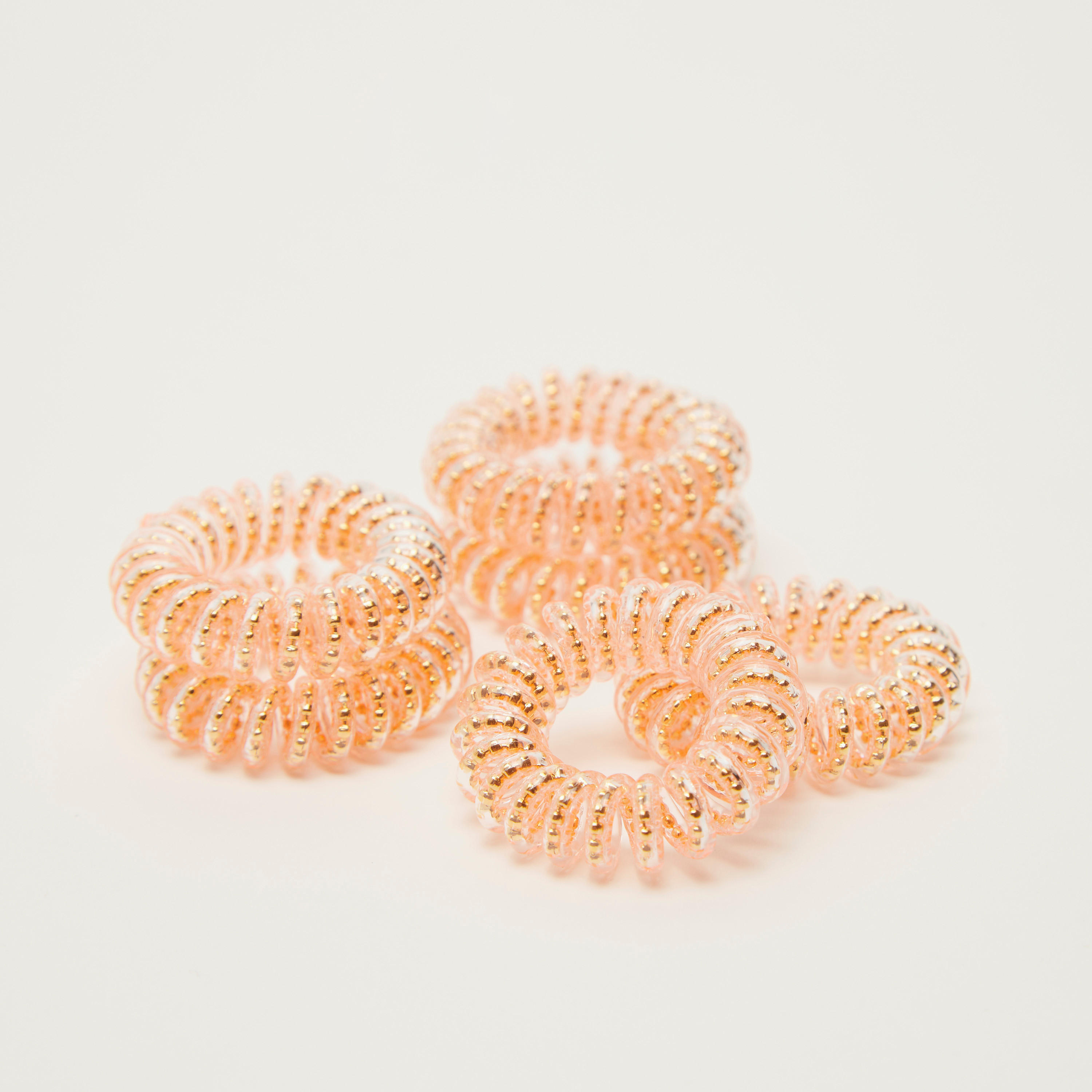 ربطات شعر لولبية بطبعات زهرية - طقم من 6 قطع-women-hairaccessories-image-2