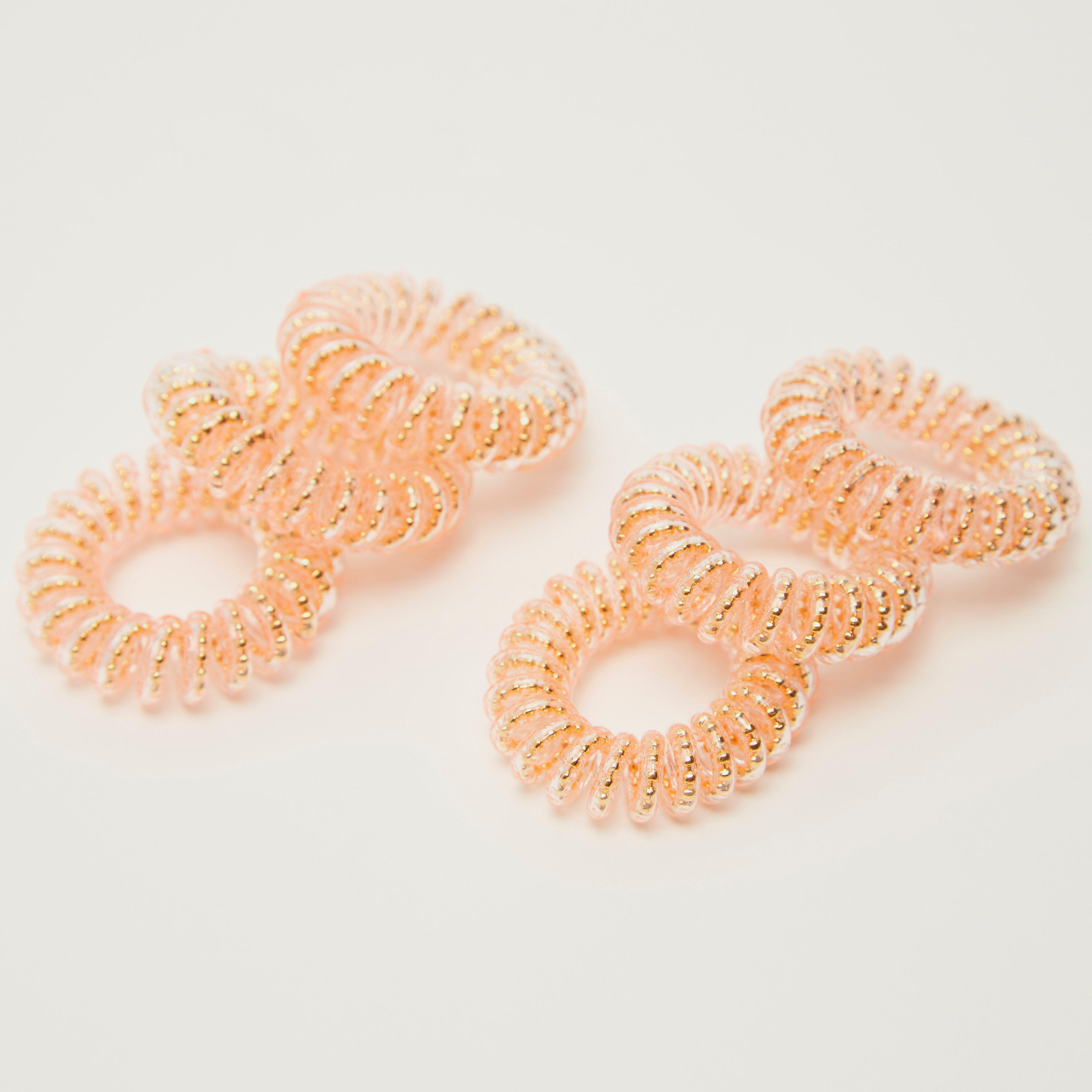 ربطات شعر لولبية بطبعات زهرية - طقم من 6 قطع-women-hairaccessories-image-3