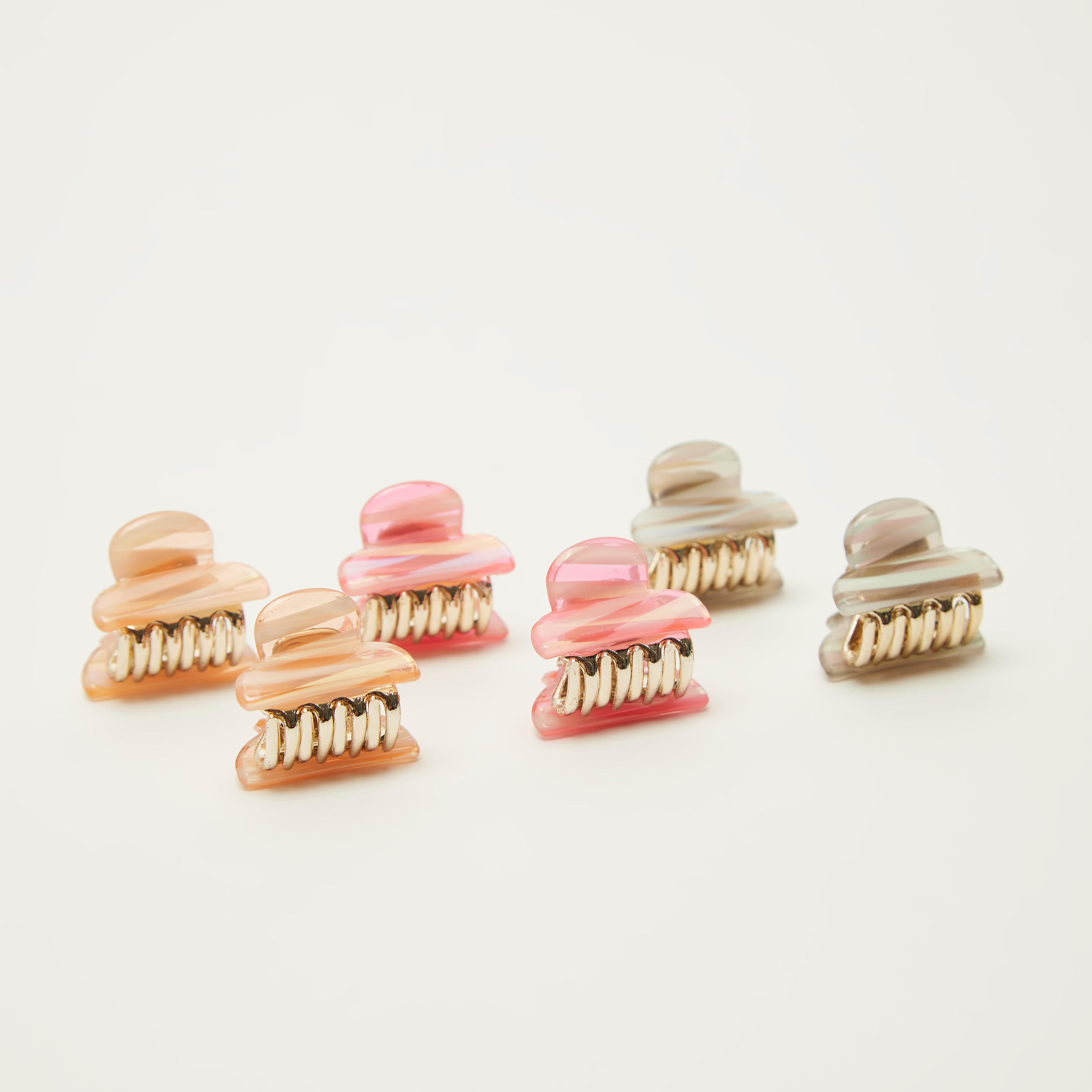 مشابك شعر سادة - طقم من 6 قطع-women-hairaccessories-image-5