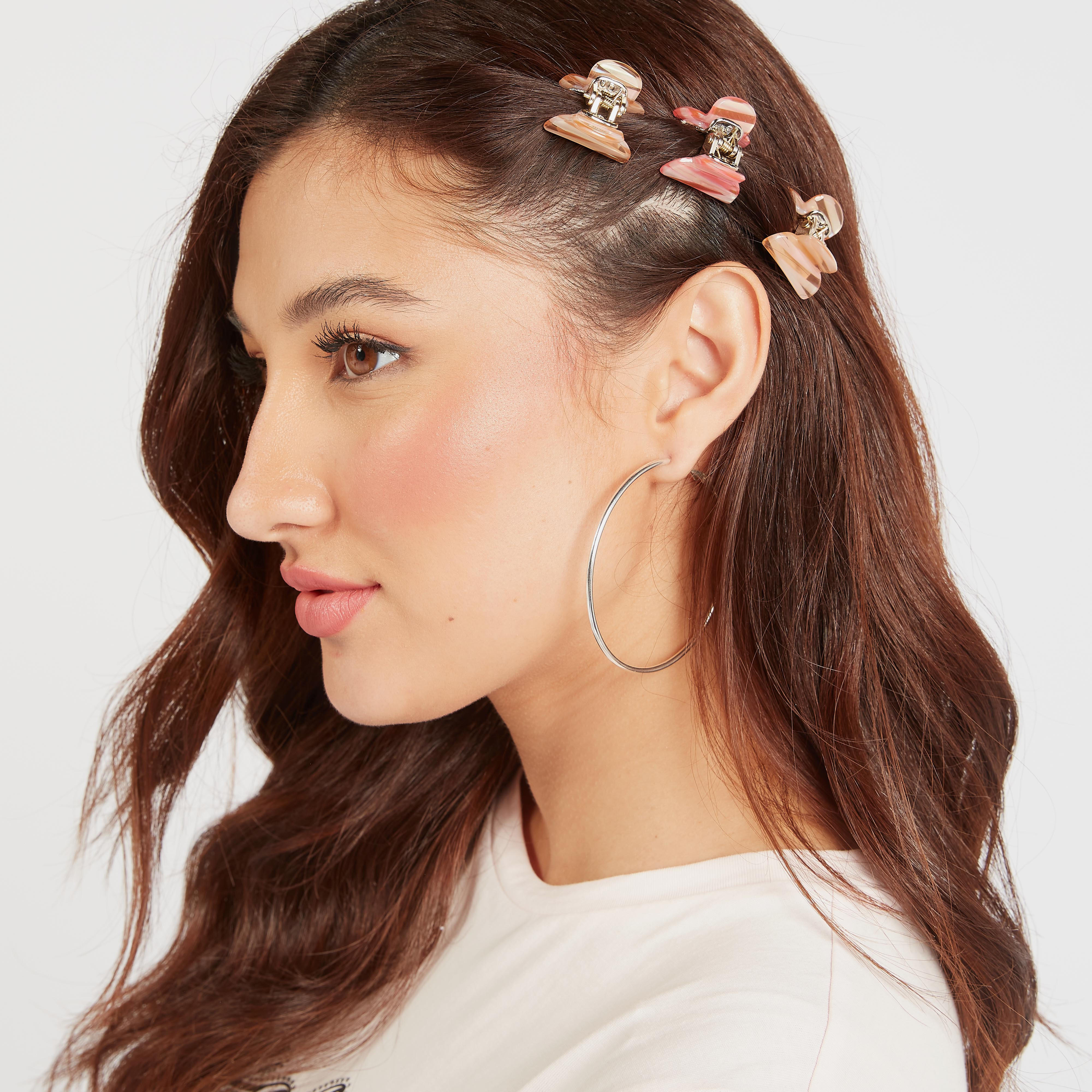 مشابك شعر سادة - طقم من 6 قطع-women-hairaccessories-image-4