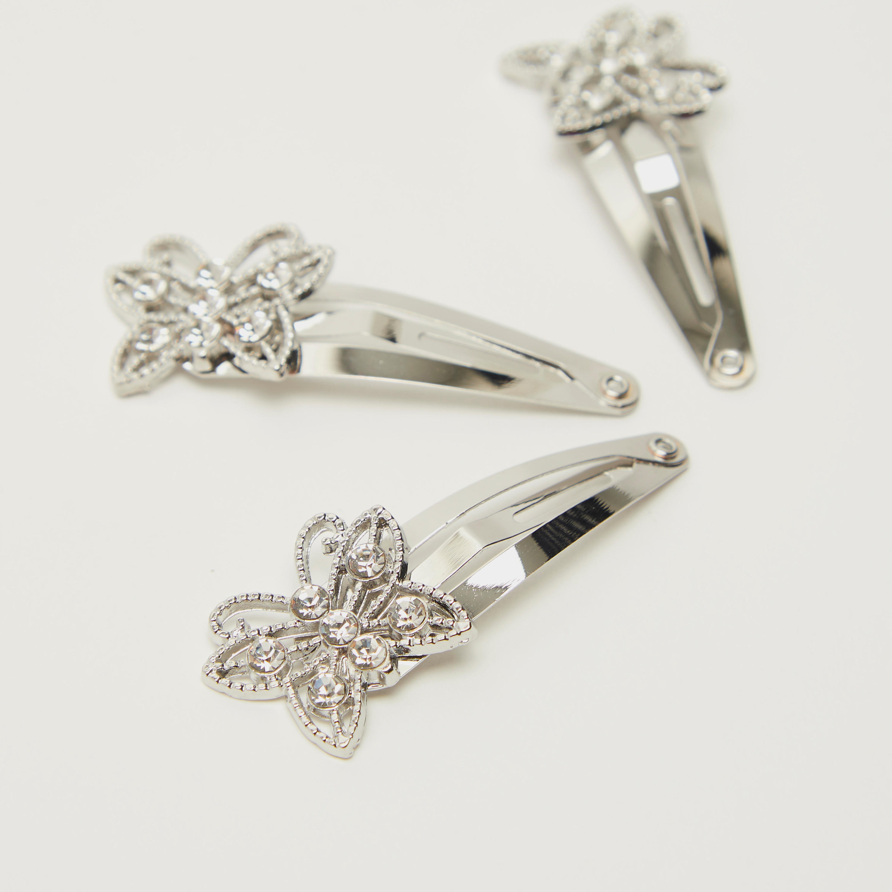 مشبك شعر على شكل فراشة - طقم من 6 قطع-women-hairaccessories-image-3