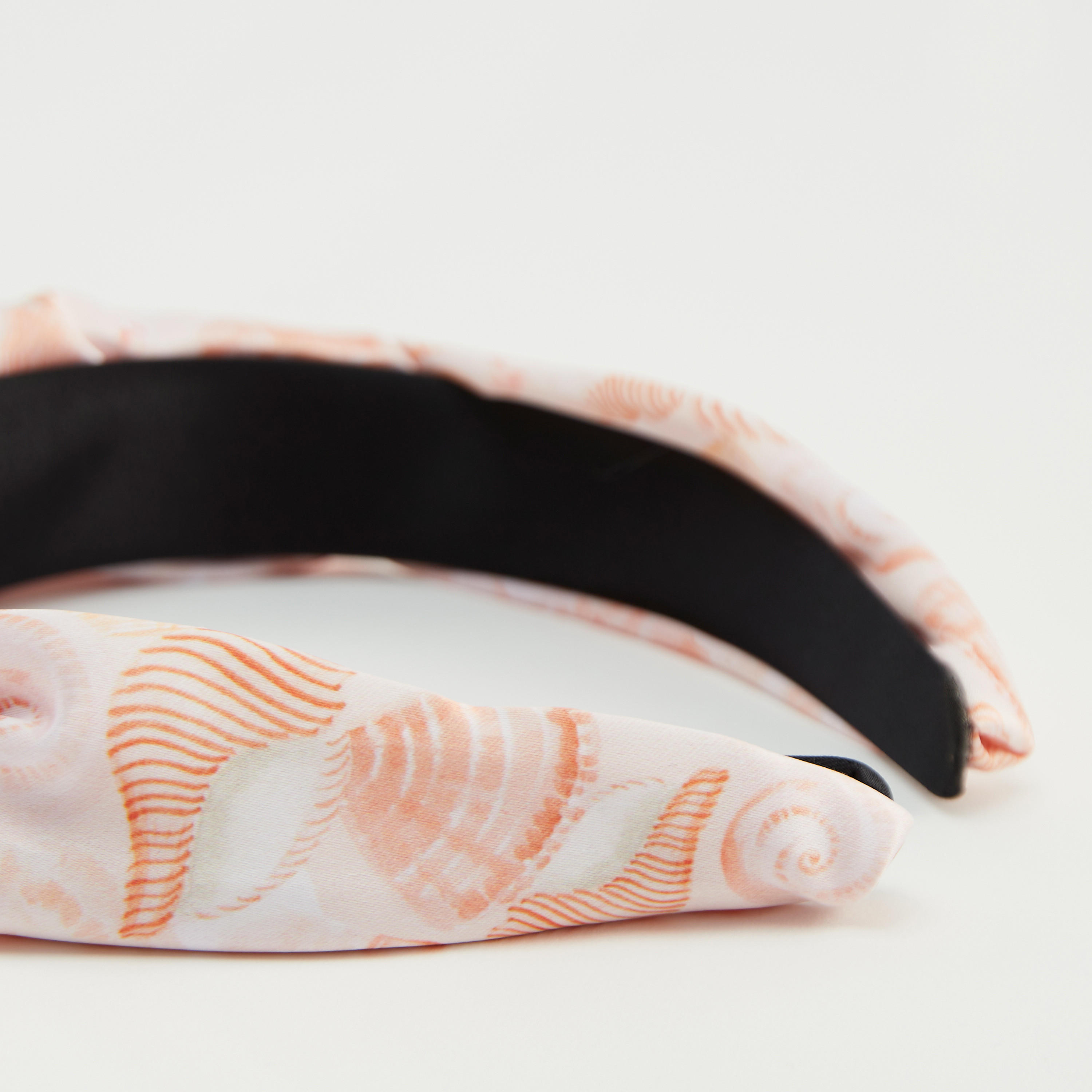 Printed Hair Band with Knot Detail-women-hairaccessories-image-4