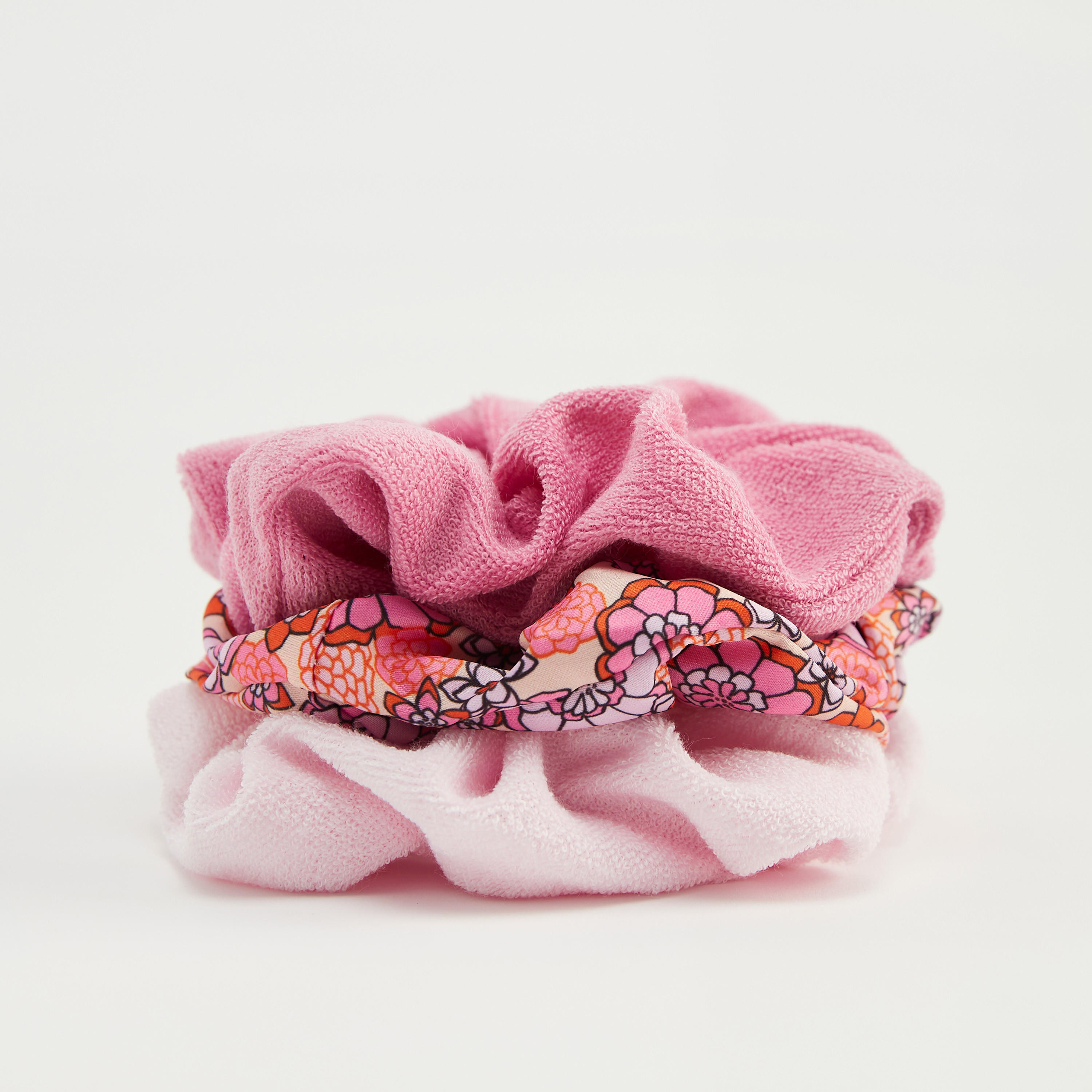 سكرانشي للشّعر - طقم من 3 قطع متنوّعة-women-hairaccessories-scrunchies-image-4