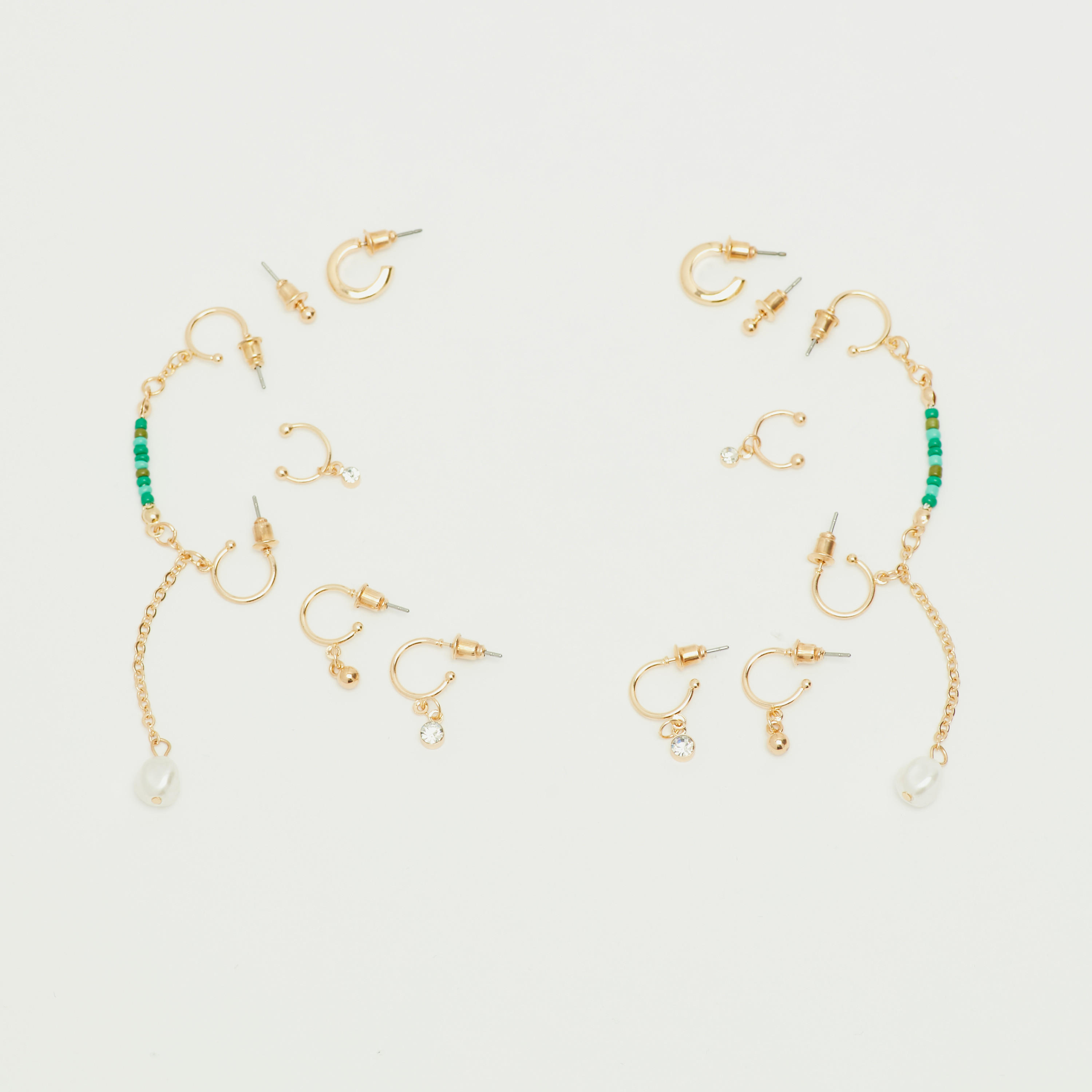 حلقان - طقم من 6 أزواج متنوّعة-women-watchesandjewellery-jewellery-earrings-image-4