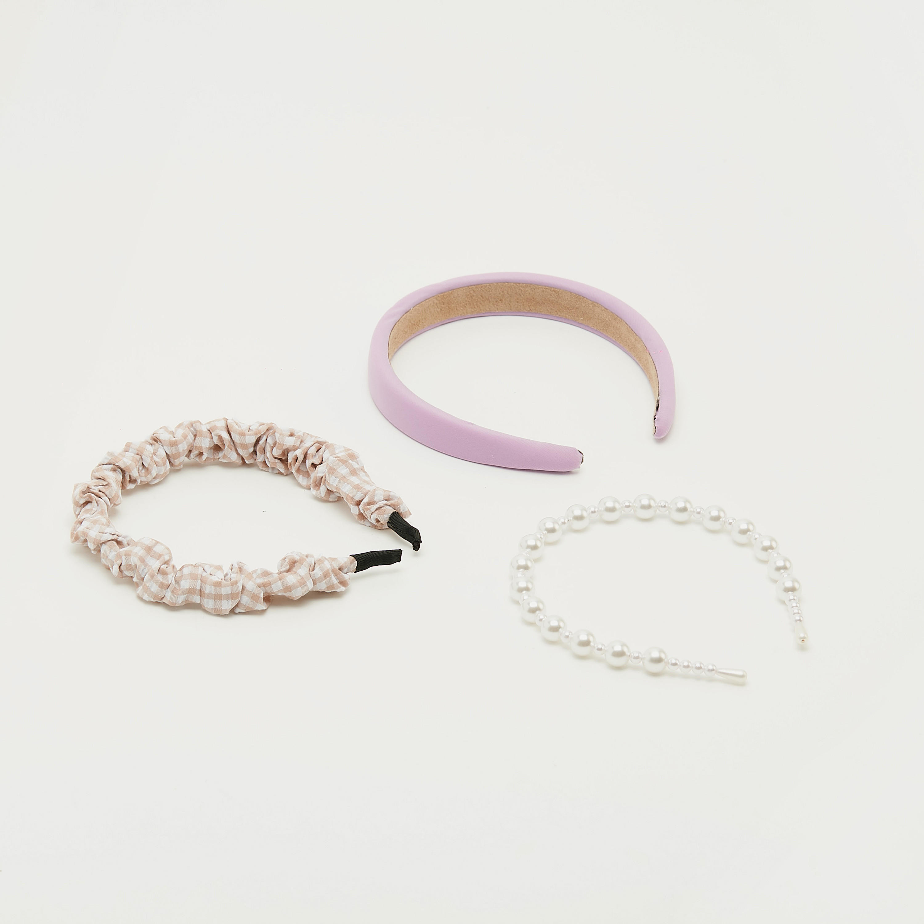 شريطة شعر متنوعة - طقم من 3 قطع-women-hairaccessories-image-2