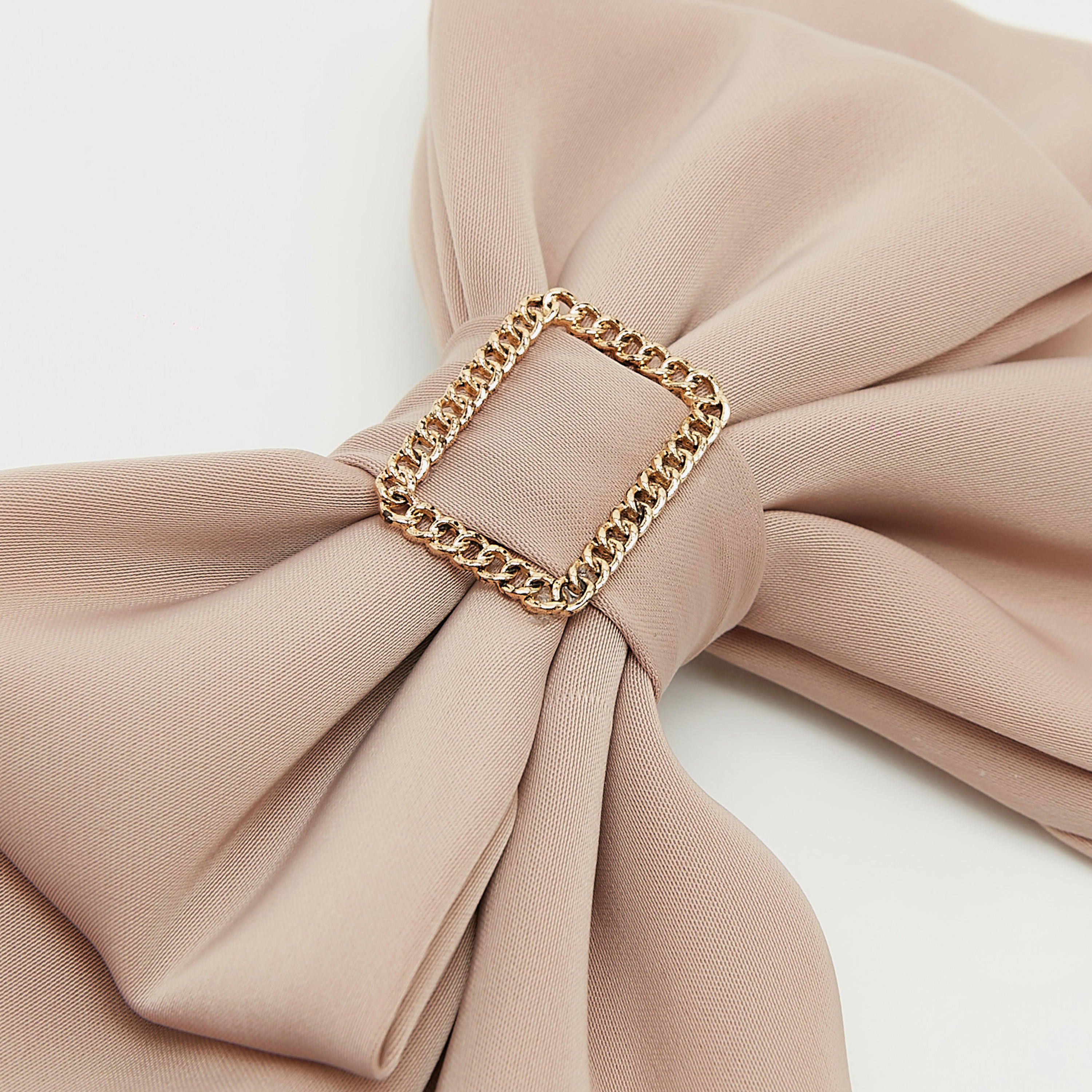 Solid Hair Clip with Bow and Metallic Accent-women-hairaccessories-image-4