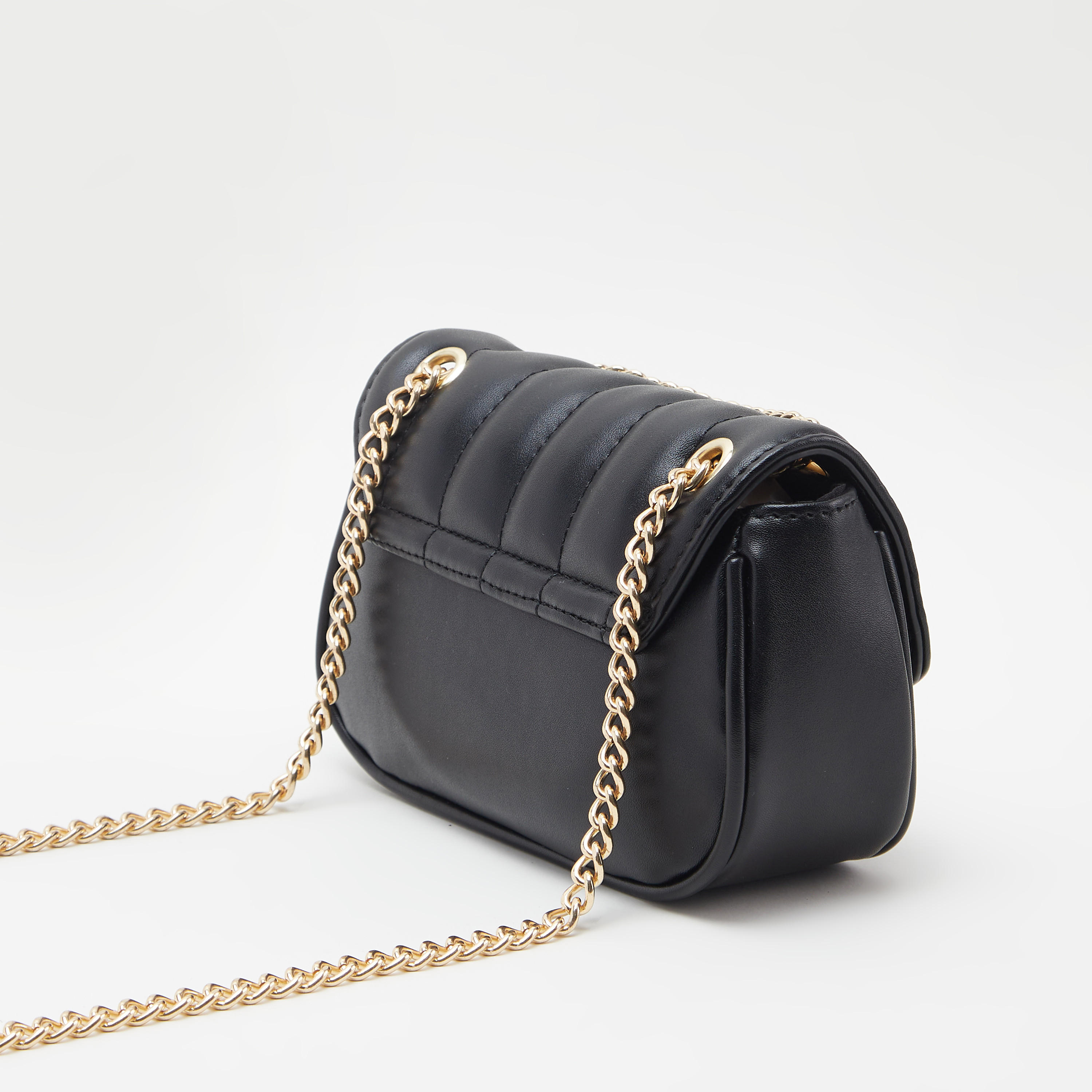شنطة يد مبطّنة بحزام سلسلة معدني-women-bagsandwallets-handbags-image-2