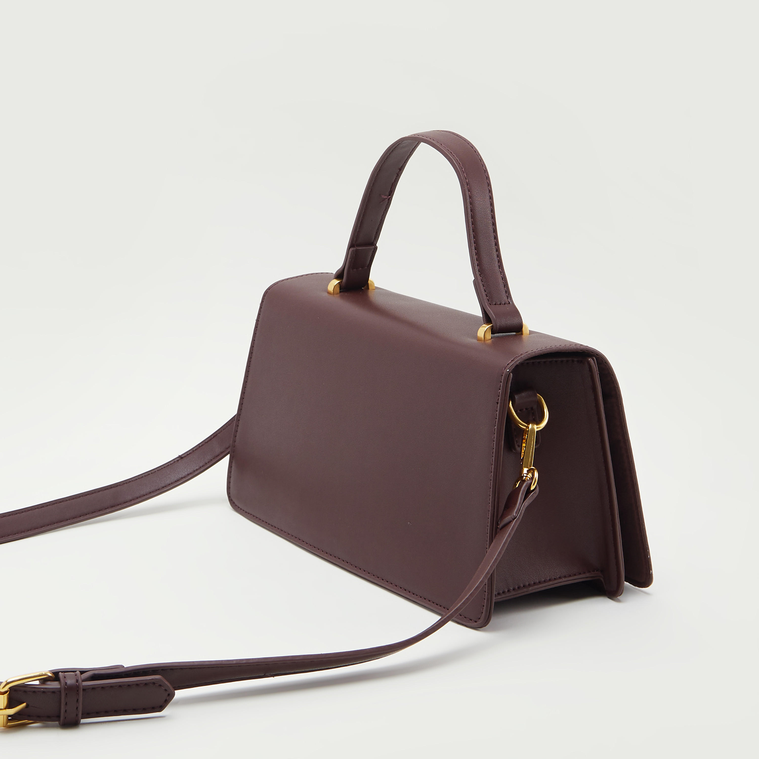 شنطة يد ساتشيل سادة بحمّالة كتف قابلة للفصل-women-bagsandwallets-handbags-image-2