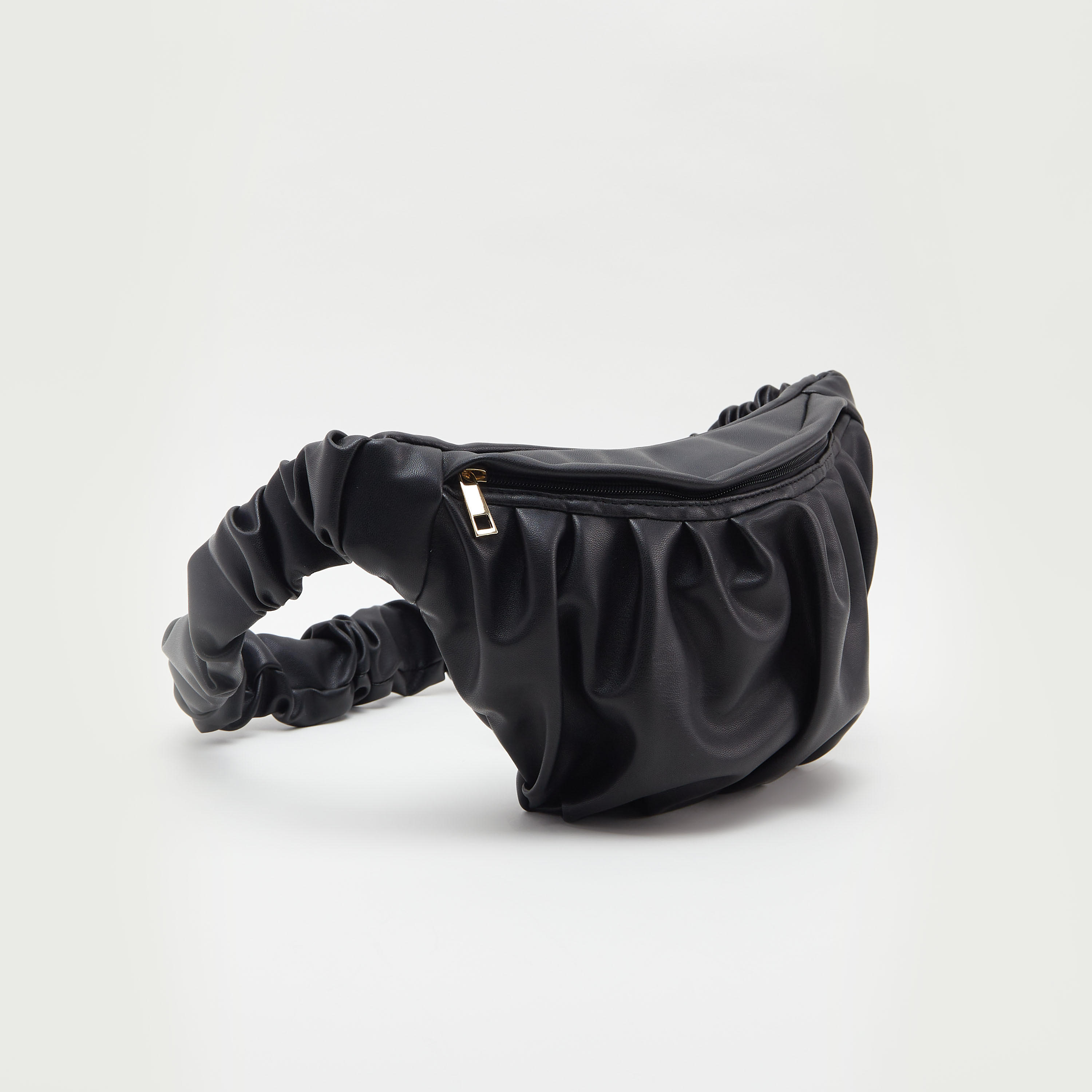 Solid Waist Bag with Zipper Closure-women-bagsandwallets-handbags-image-2