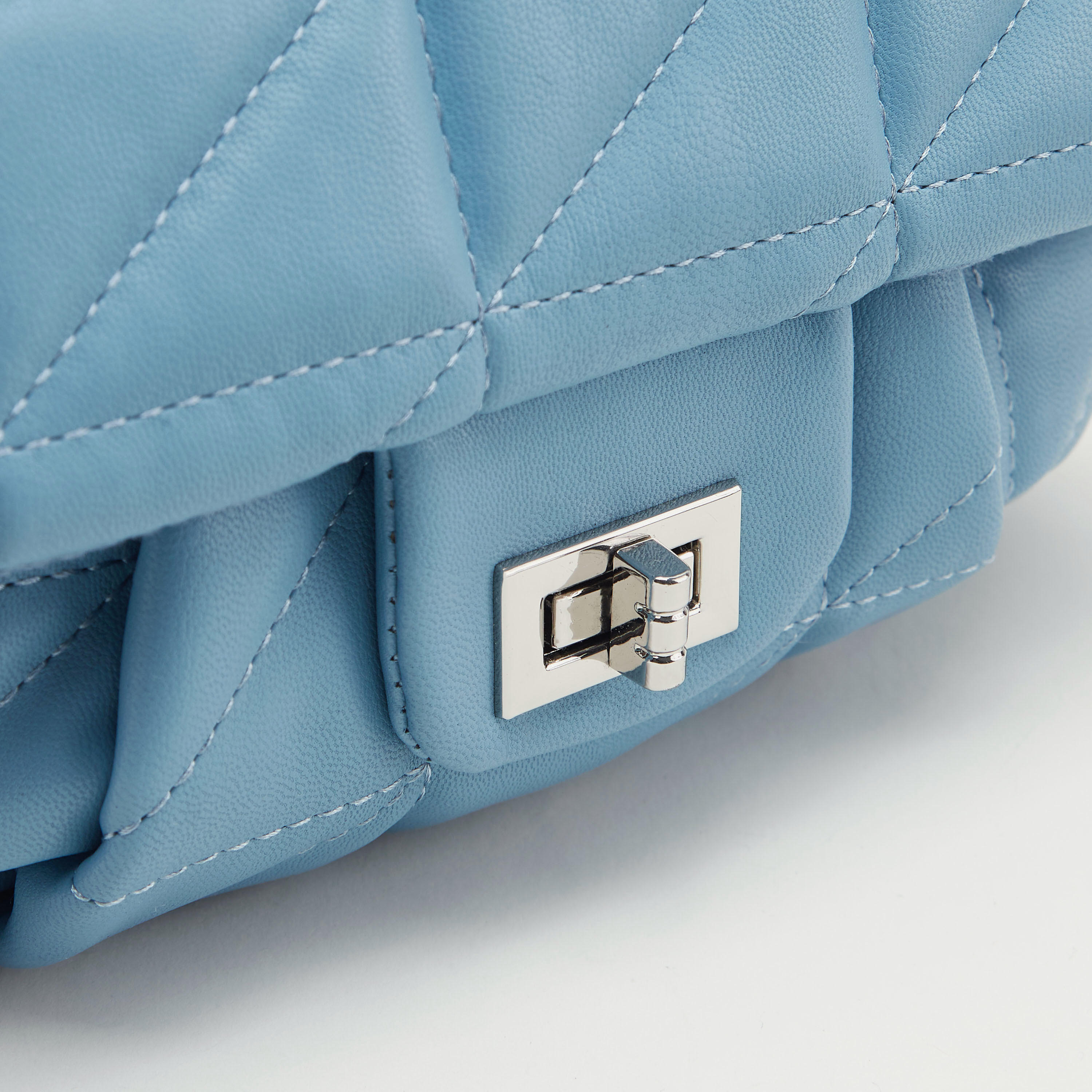 Quilted Crossbody Bag with Chain Link Strap-women-bagsandwallets-handbags-image-3