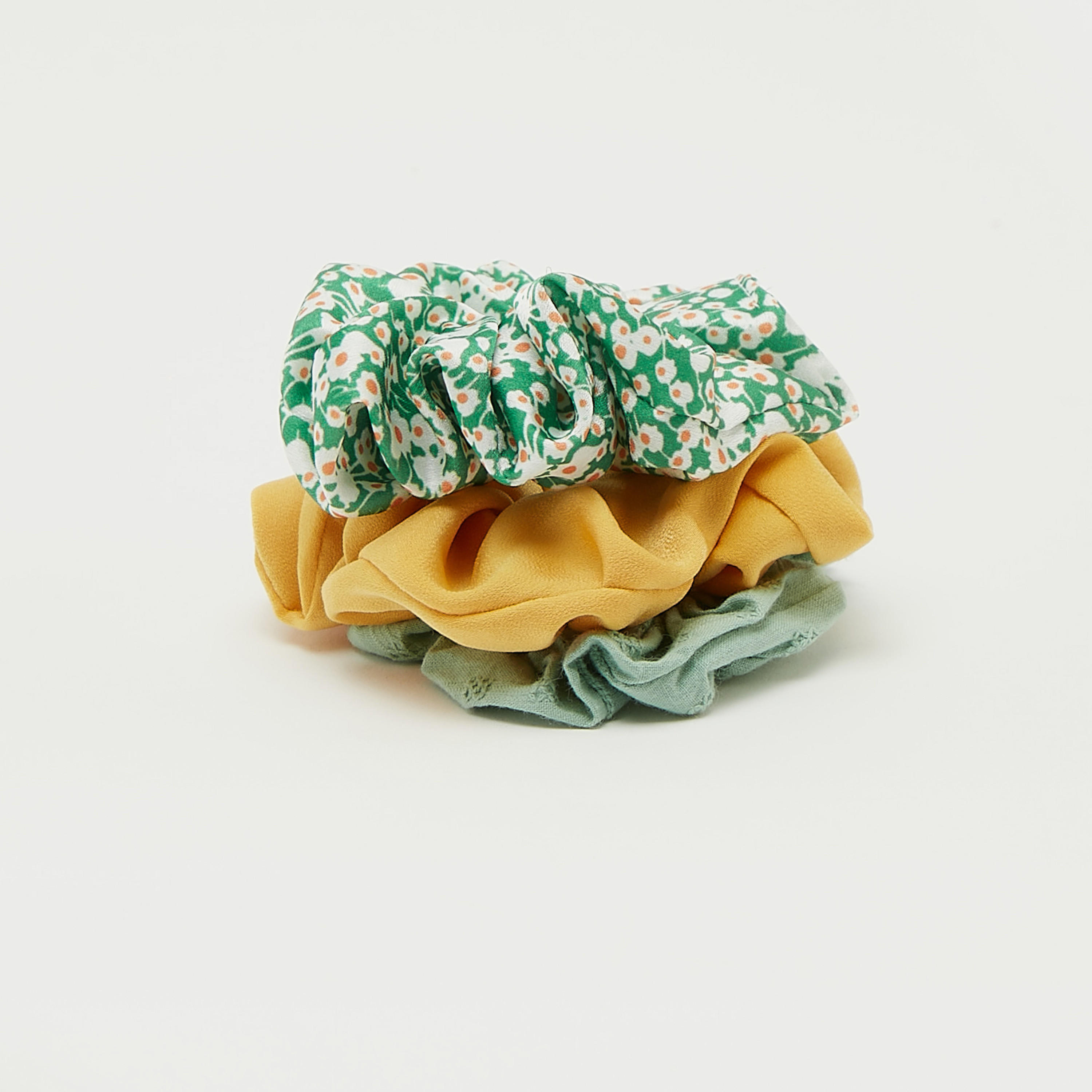 Set of 3 - Assorted Elasticated Scrunchie-women-hairaccessories-image-1
