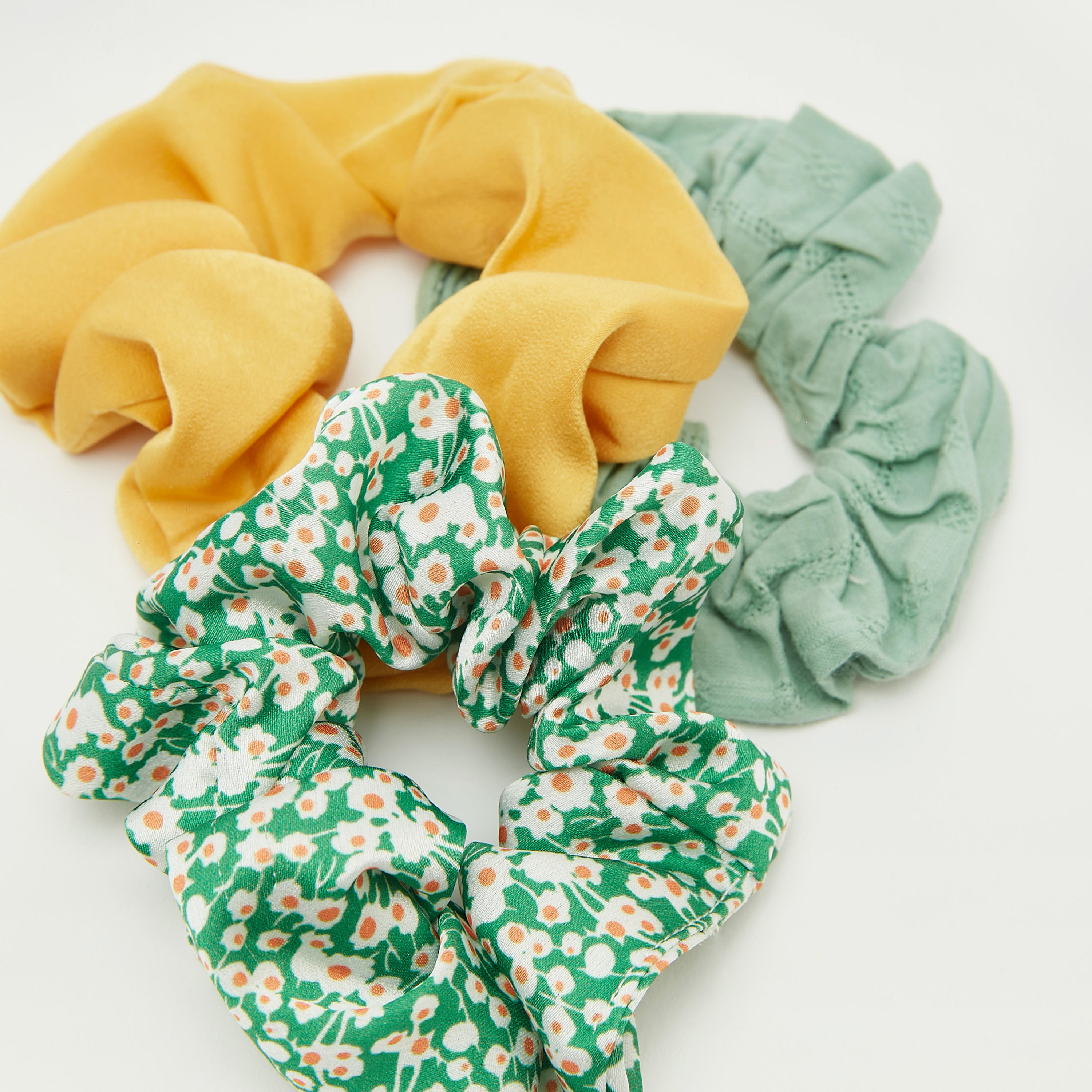 Set of 3 - Assorted Elasticated Scrunchie-women-hairaccessories-image-3