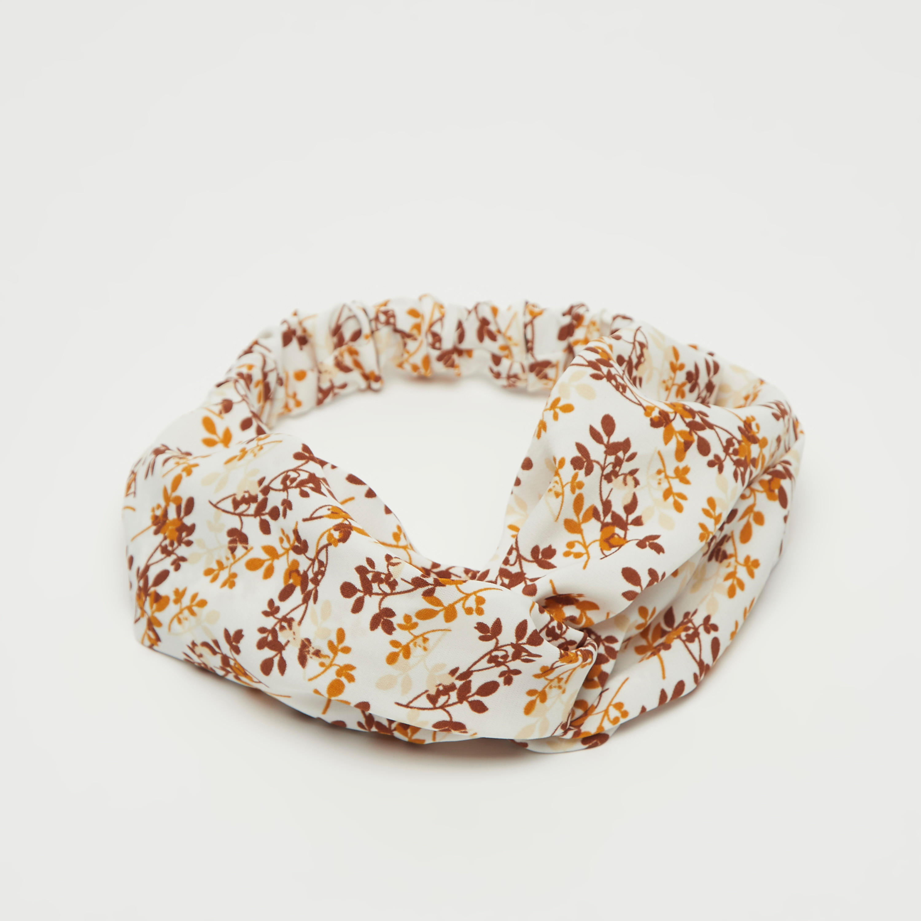 Printed Headband with Knot Detail-women-hairaccessories-image-1