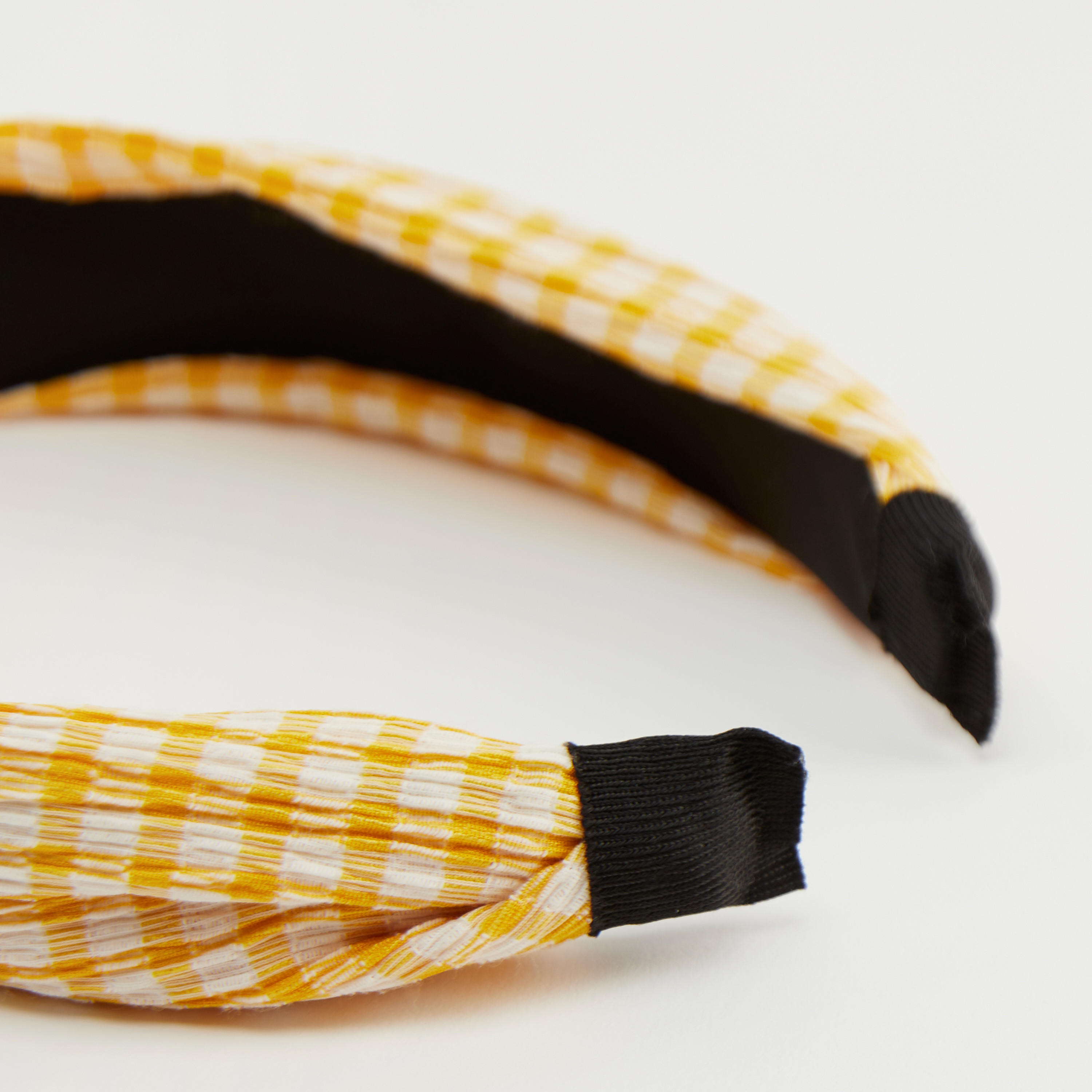 Checked Hairband with Knot Detail-women-hairaccessories-image-4