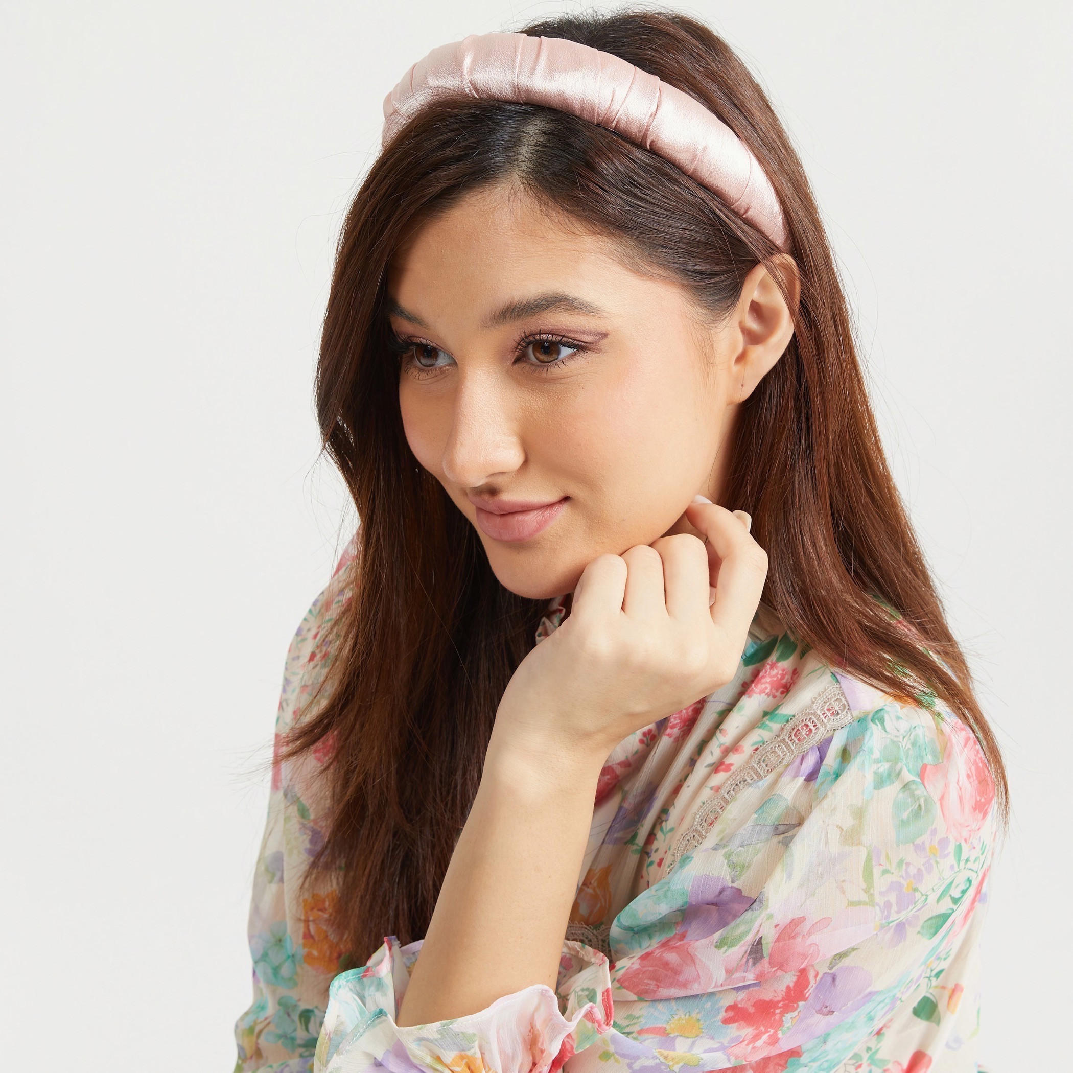 شريطة شعر قماش لامعة-women-hairaccessories-image-2