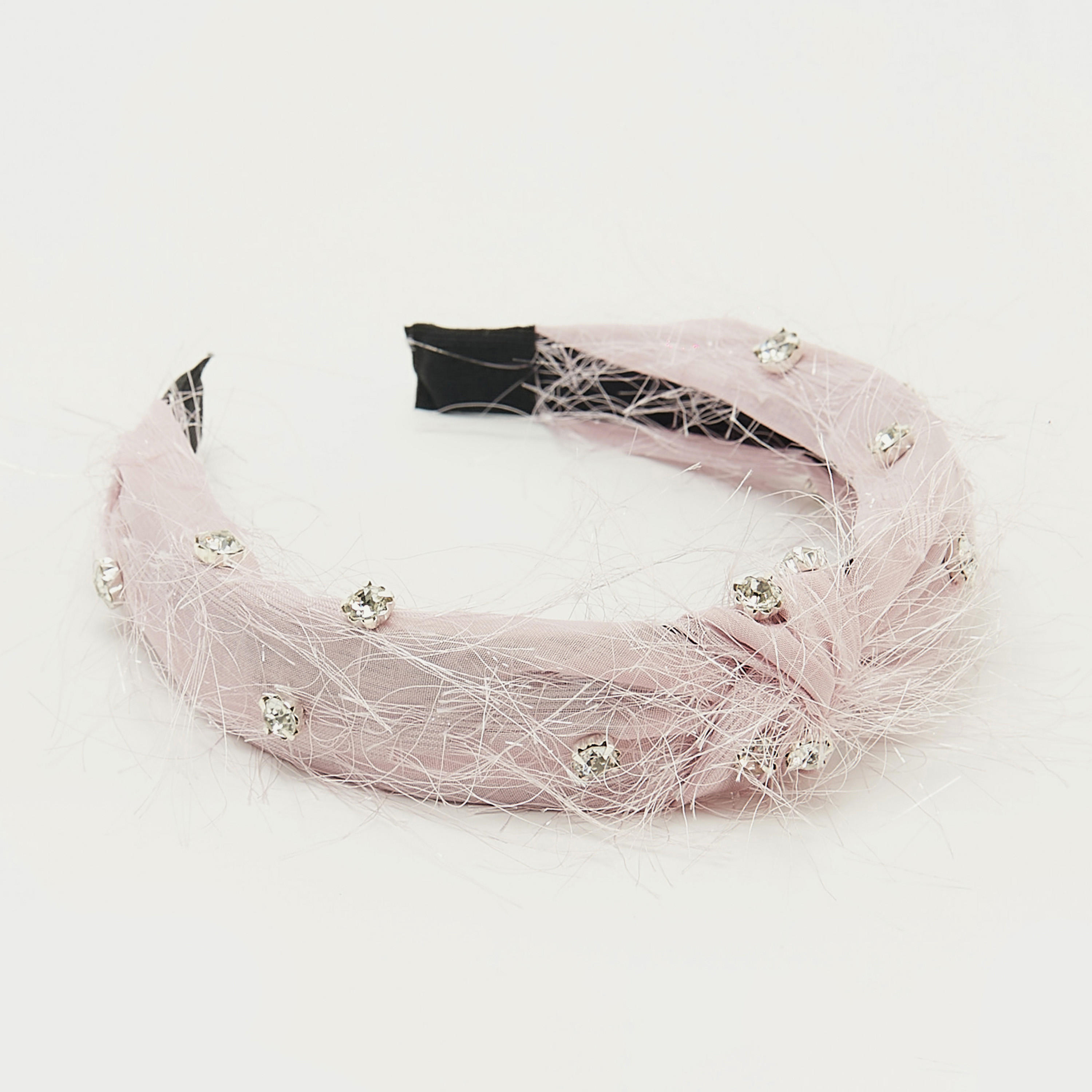 شريطة شعر مزينة بتفاصيل عقدة-women-hairaccessories-image-1